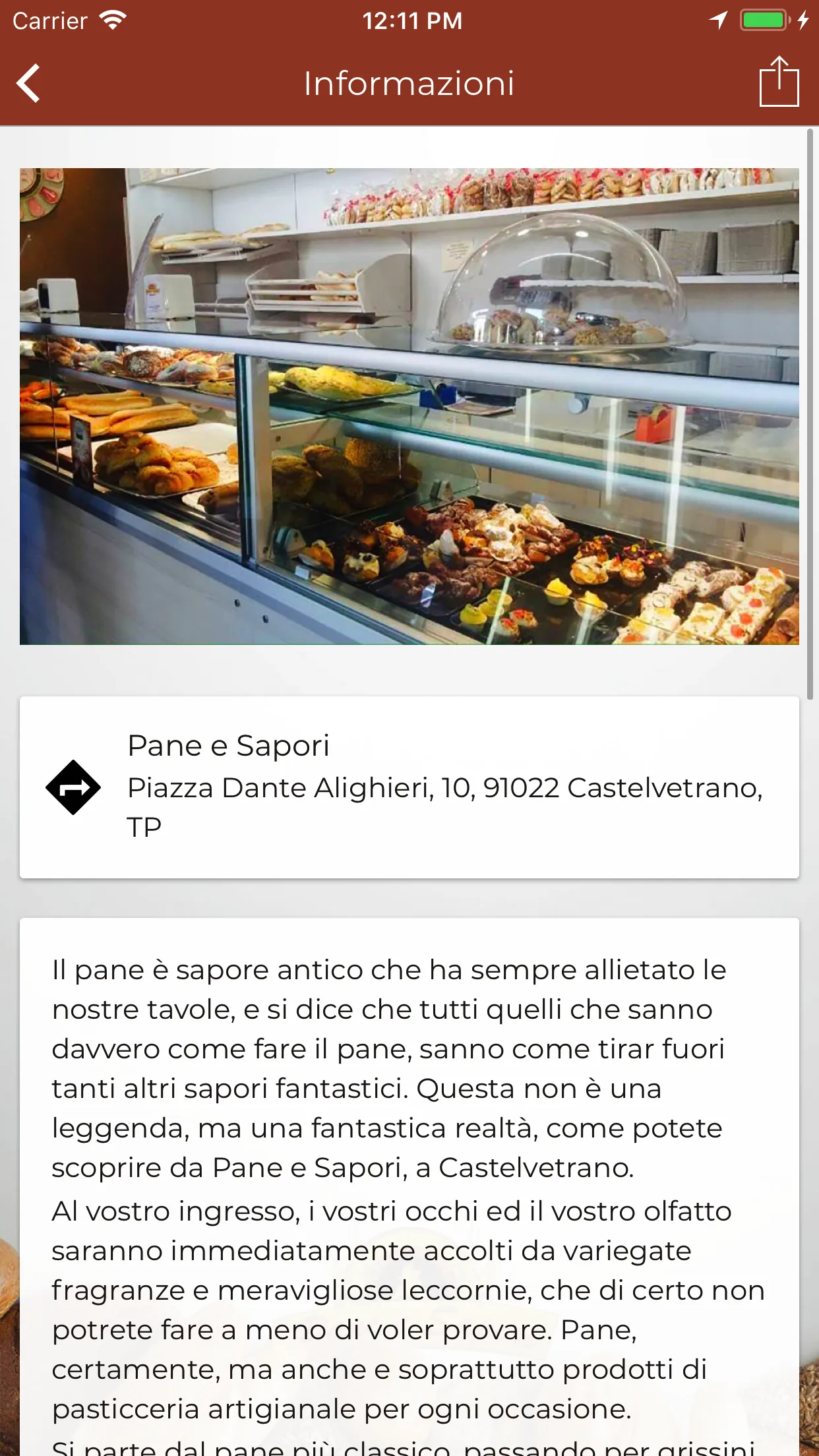 Pane e Sapori | Indus Appstore | Screenshot