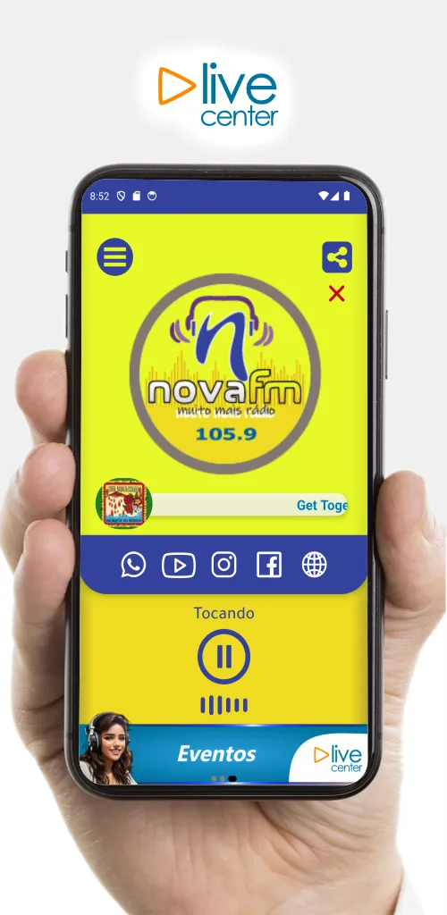 Rádio Nova FM 105 | Indus Appstore | Screenshot