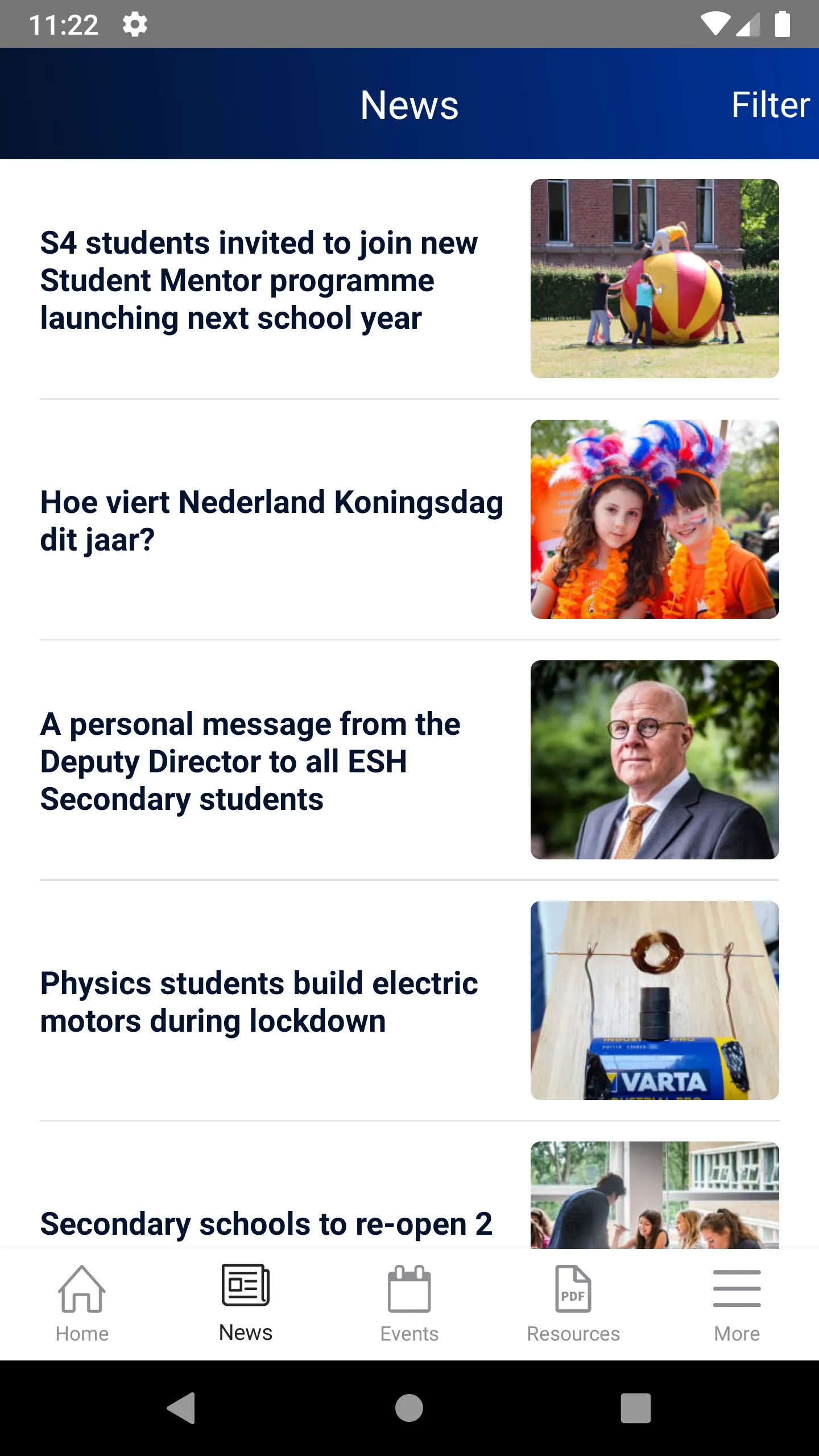 European School The Hague | Indus Appstore | Screenshot