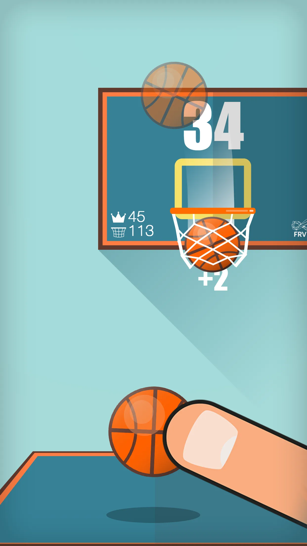 Basketball FRVR - Dunk Shoot | Indus Appstore | Screenshot