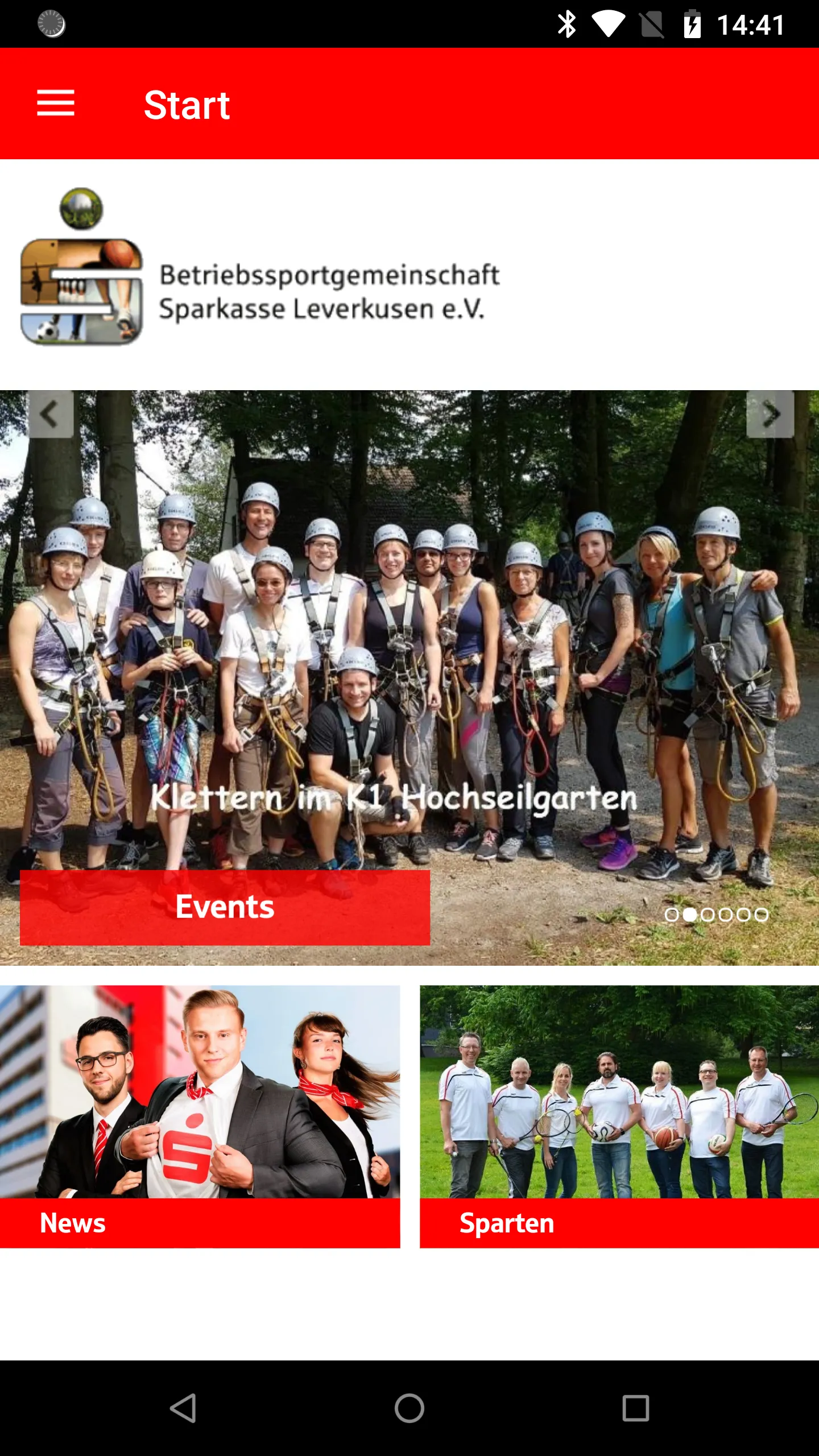 BSG Sparkasse Leverkusen | Indus Appstore | Screenshot