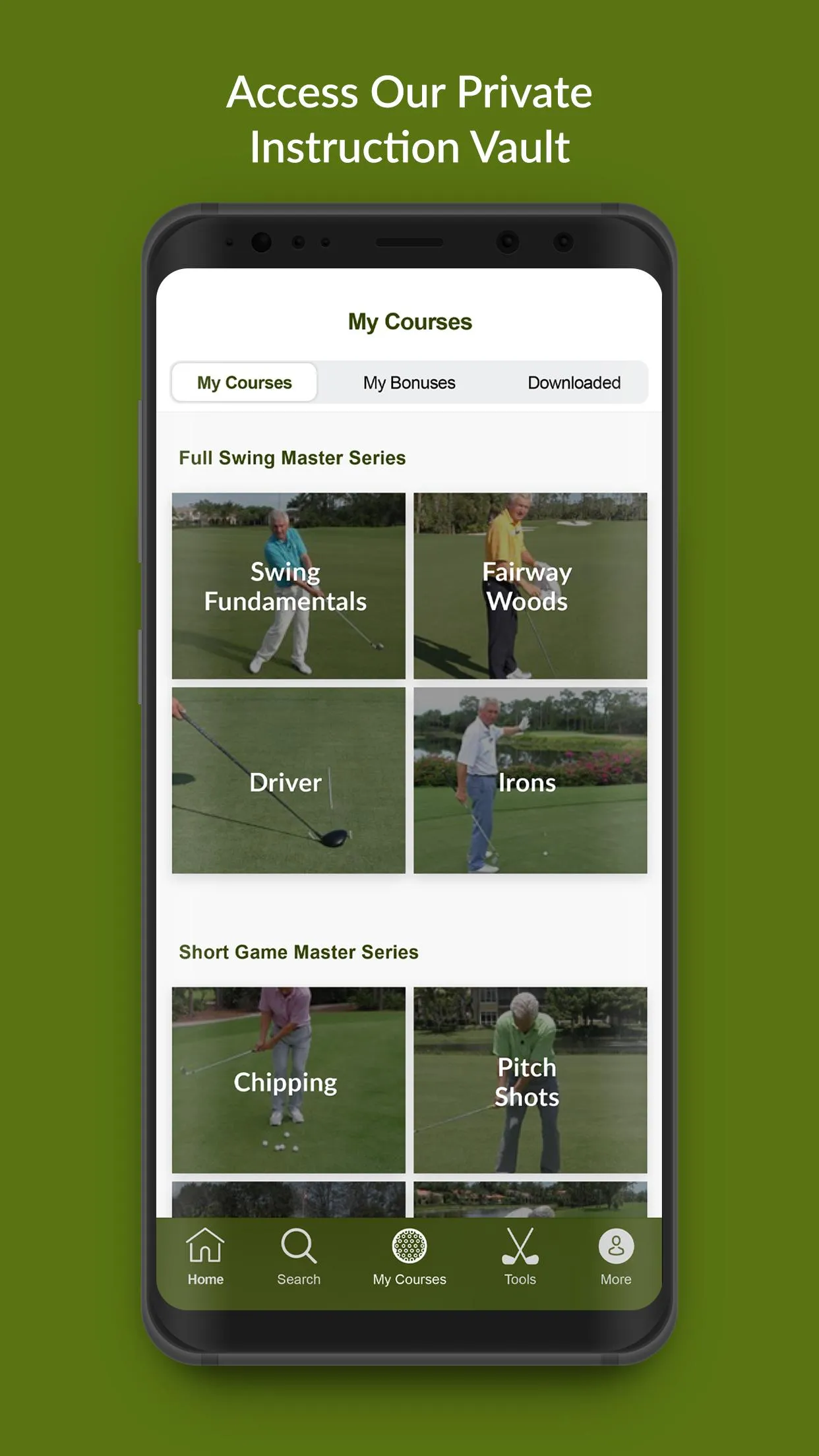 Scratch Golf Academy | Indus Appstore | Screenshot