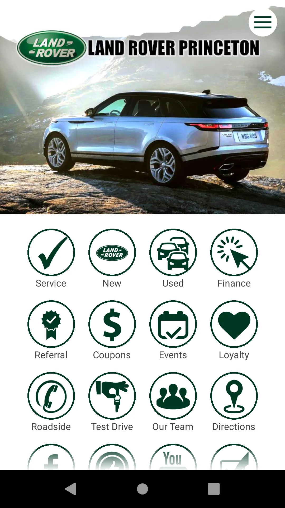 Land Rover Princeton | Indus Appstore | Screenshot