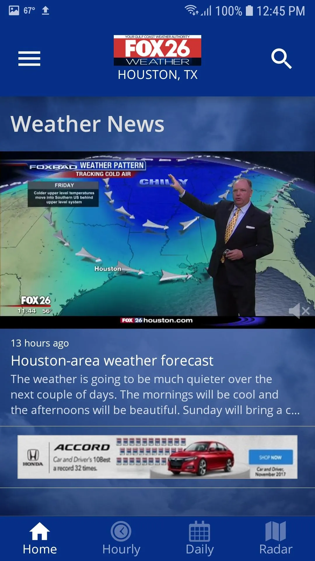 FOX 26 Houston: Weather | Indus Appstore | Screenshot