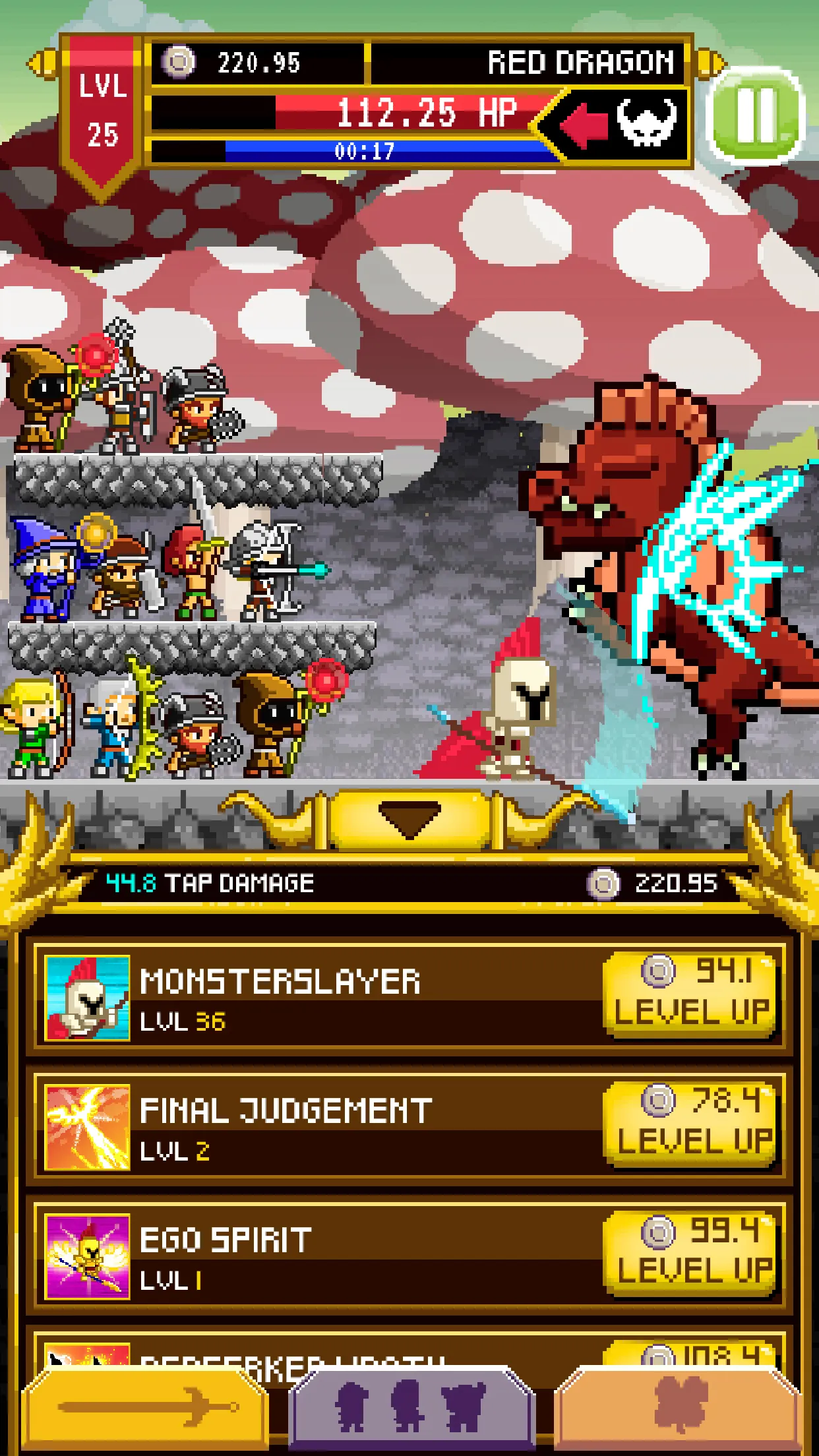 Clicker Knights Vs dragons | Indus Appstore | Screenshot