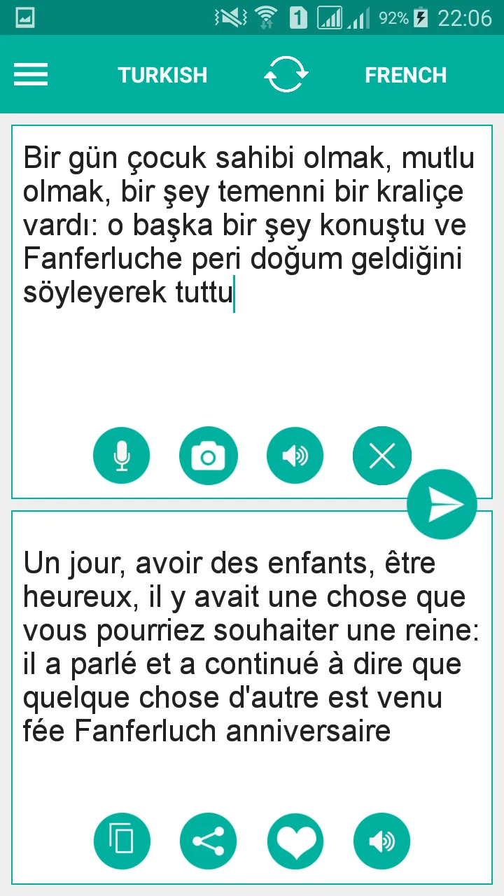 Turkish French Translator | Indus Appstore | Screenshot