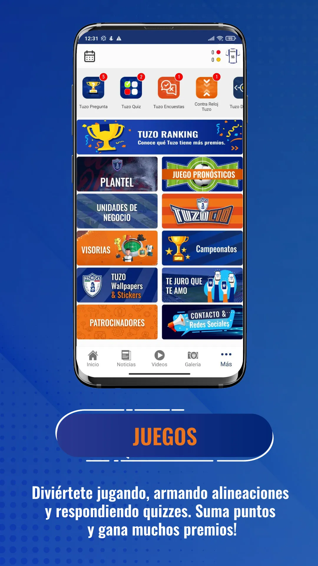 C.F. Pachuca | Indus Appstore | Screenshot