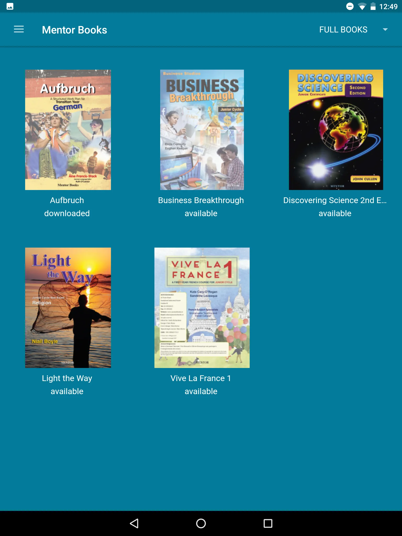 Mentor eBooks | Indus Appstore | Screenshot