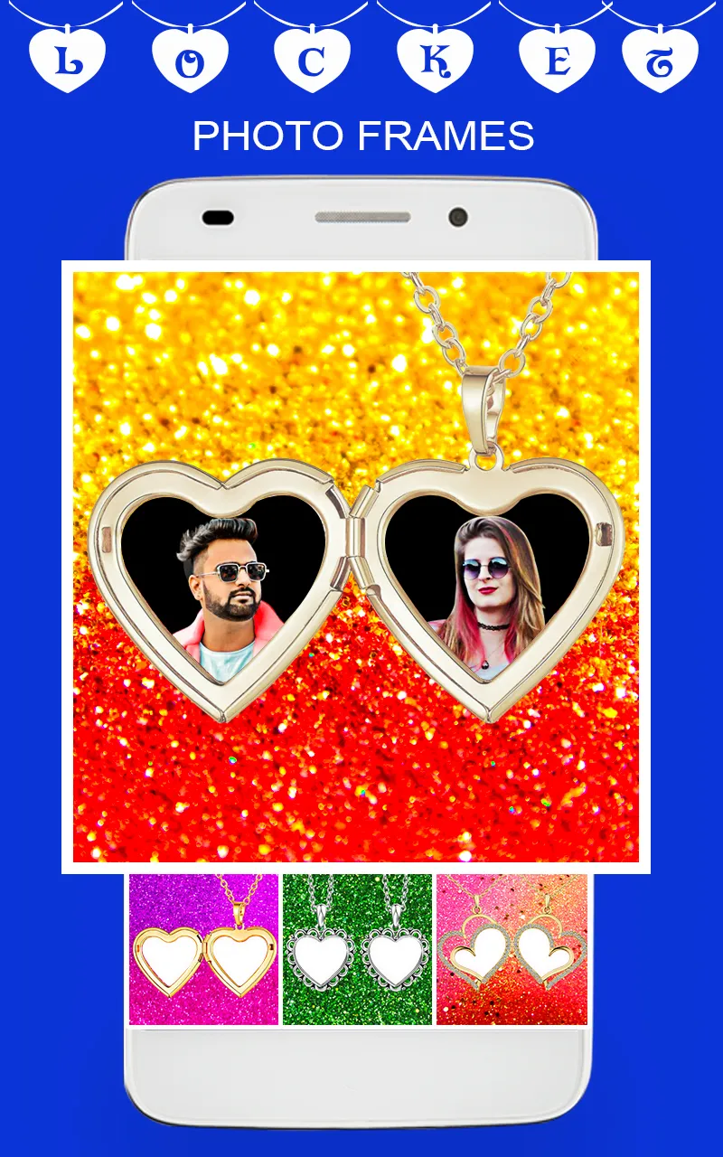 Locket photo frame dual love | Indus Appstore | Screenshot