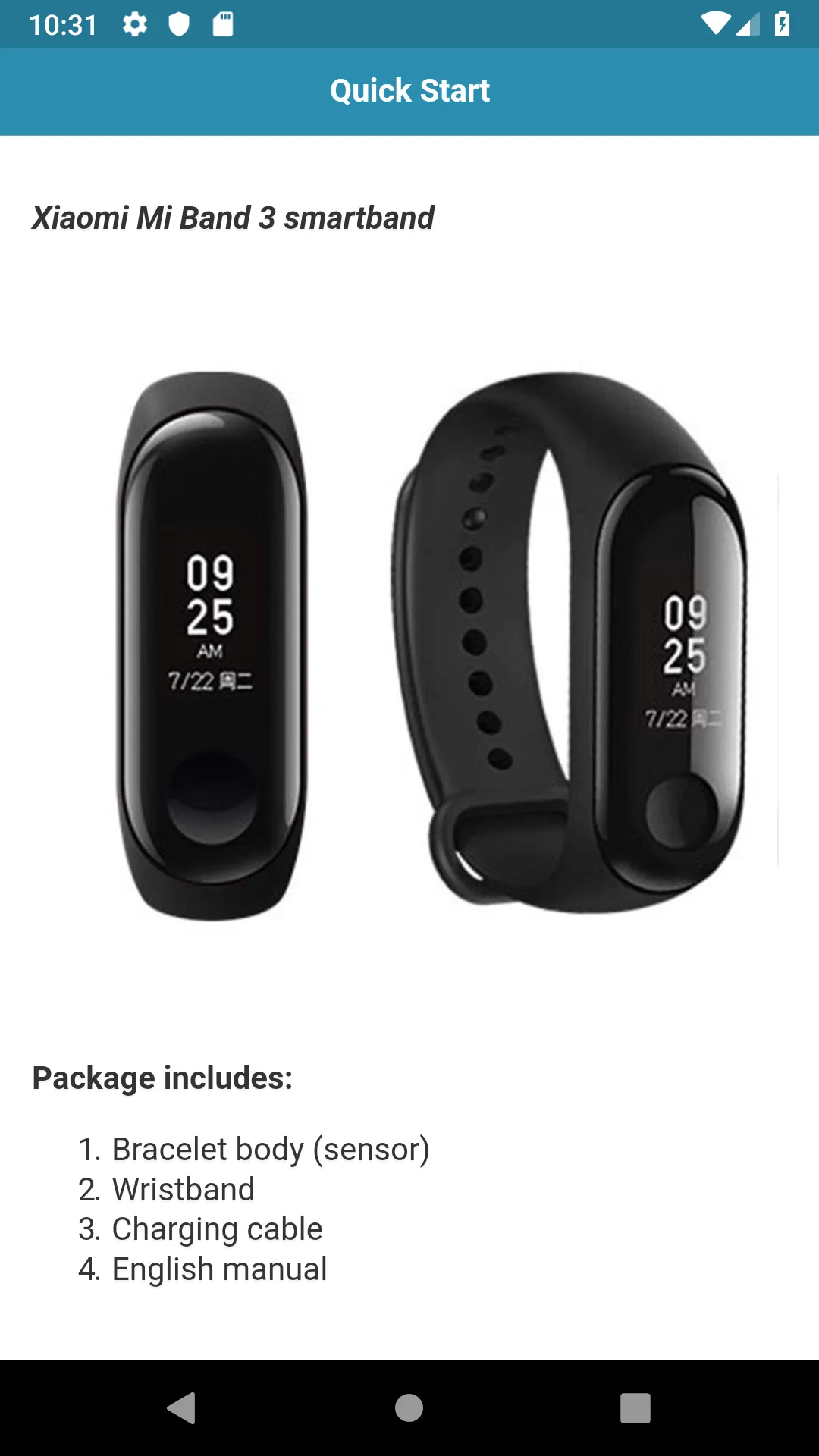 User Guide for Mi Band 3 | Indus Appstore | Screenshot