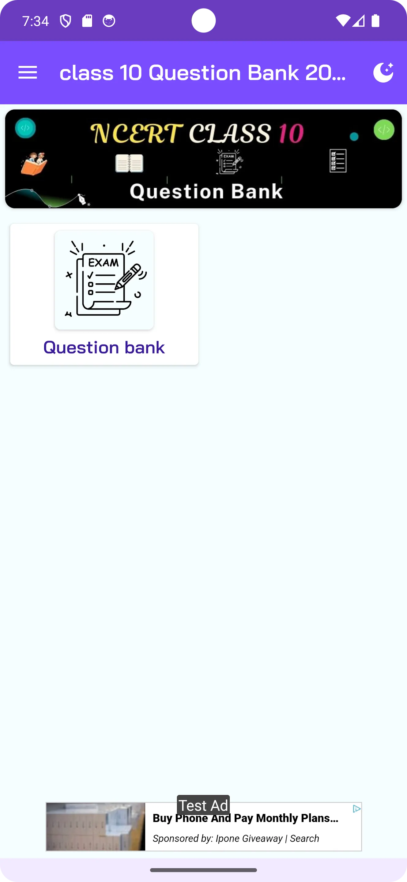 class 10 Question Bank 2025 | Indus Appstore | Screenshot