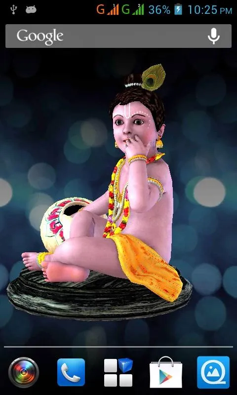 3D Krishna Live Wallpaper | Indus Appstore | Screenshot