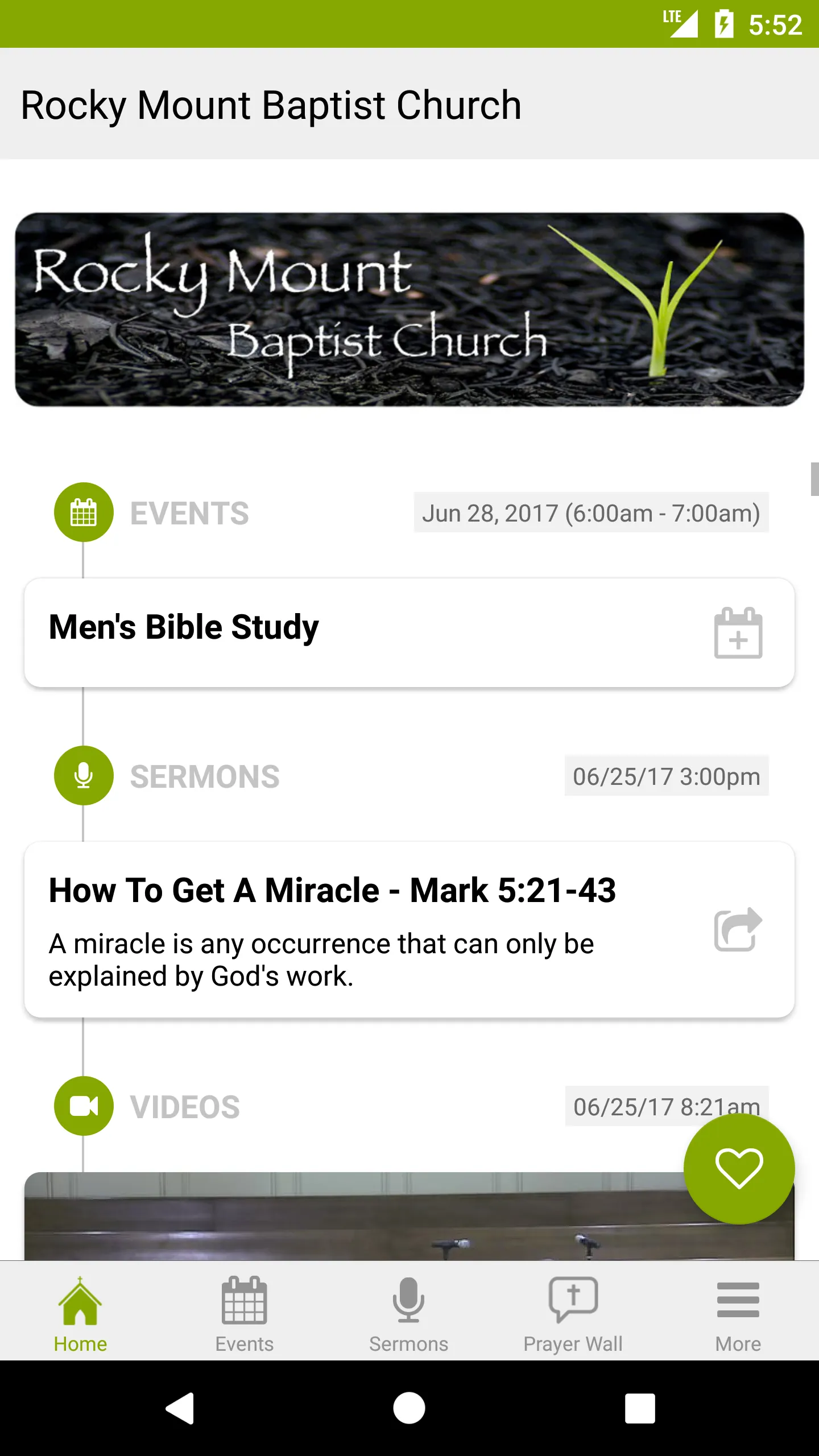 Rocky Mount Baptist Church | Indus Appstore | Screenshot