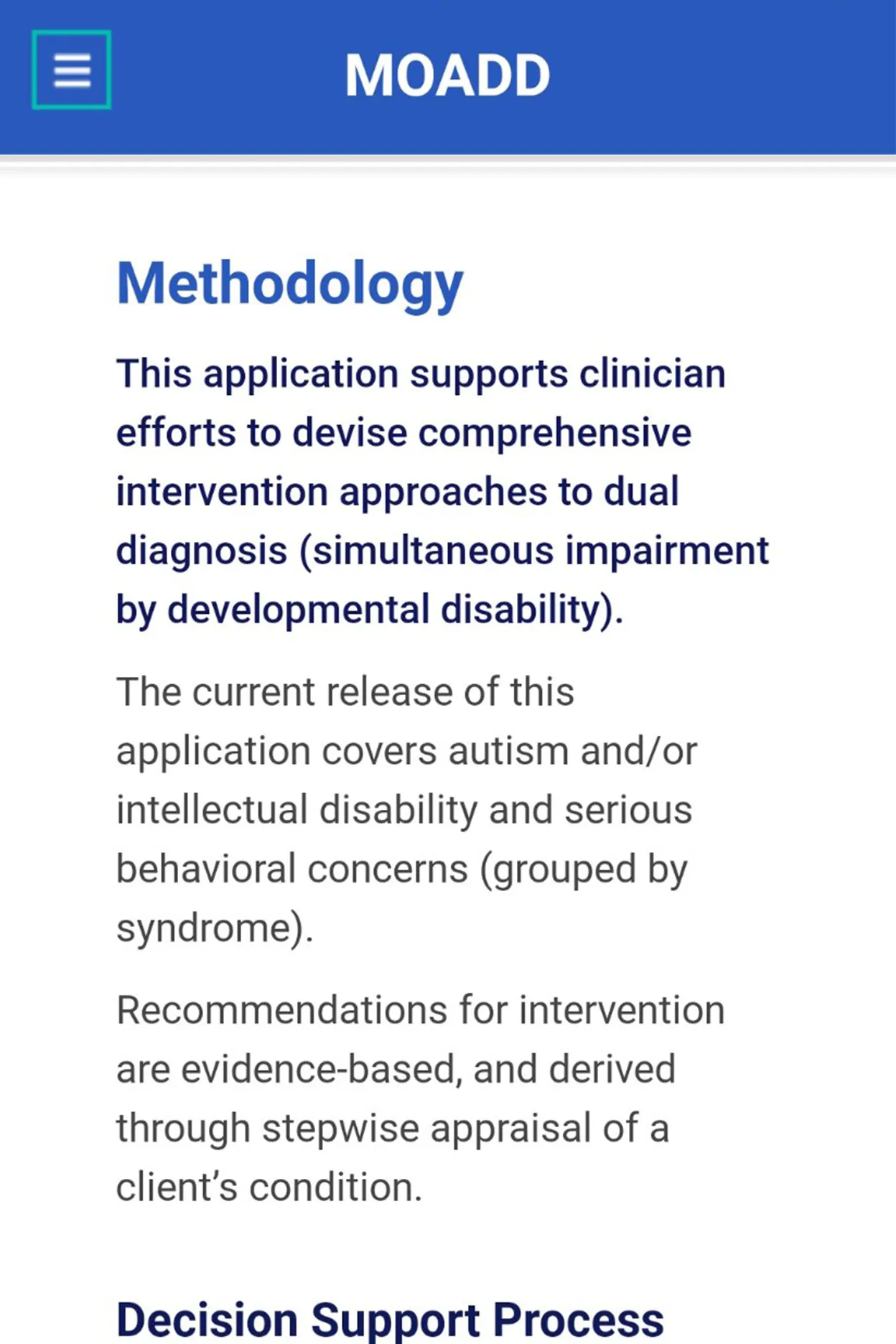 MO Alliance for Dual Diagnosis | Indus Appstore | Screenshot