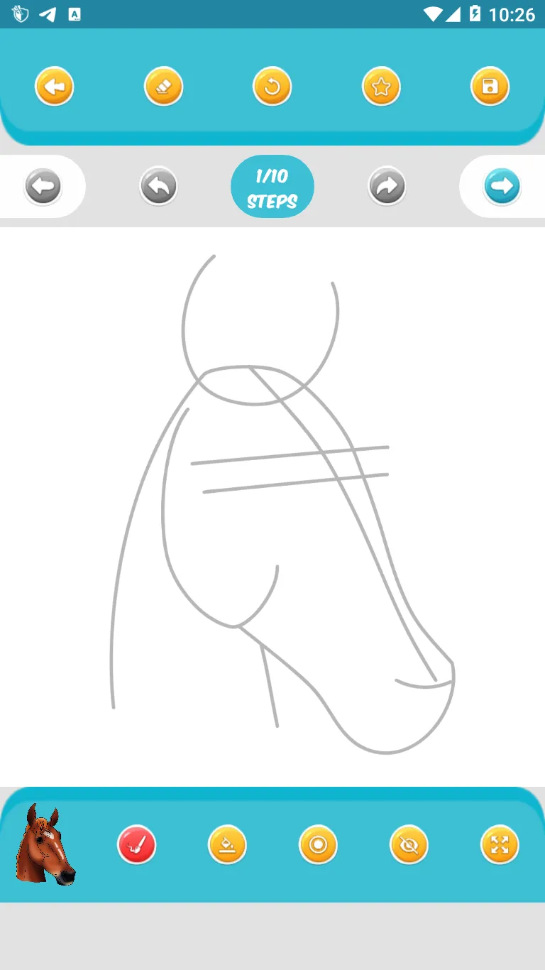 How to Draw Horses Easy lesson | Indus Appstore | Screenshot