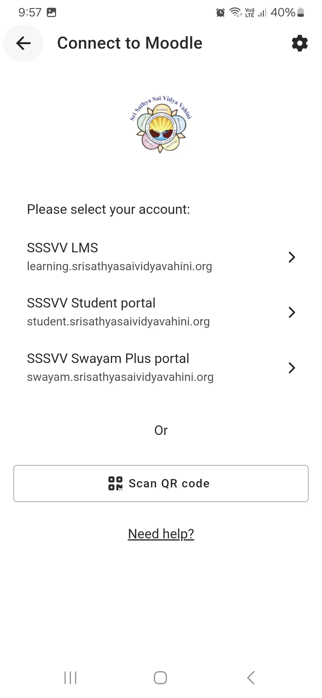 SSSVV LMS | Indus Appstore | Screenshot