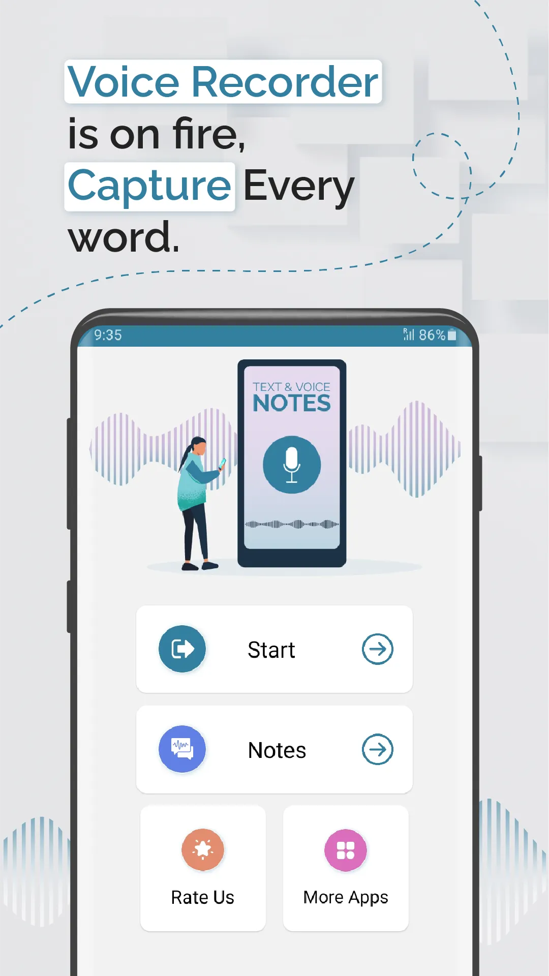 Voice Notepad - Speech to Text | Indus Appstore | Screenshot