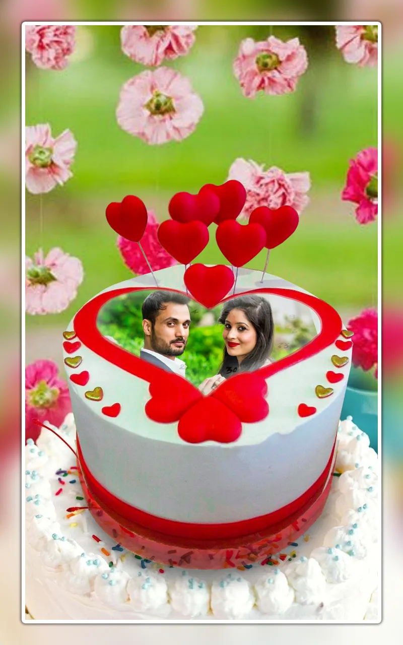 Name photo birthday cake frame | Indus Appstore | Screenshot