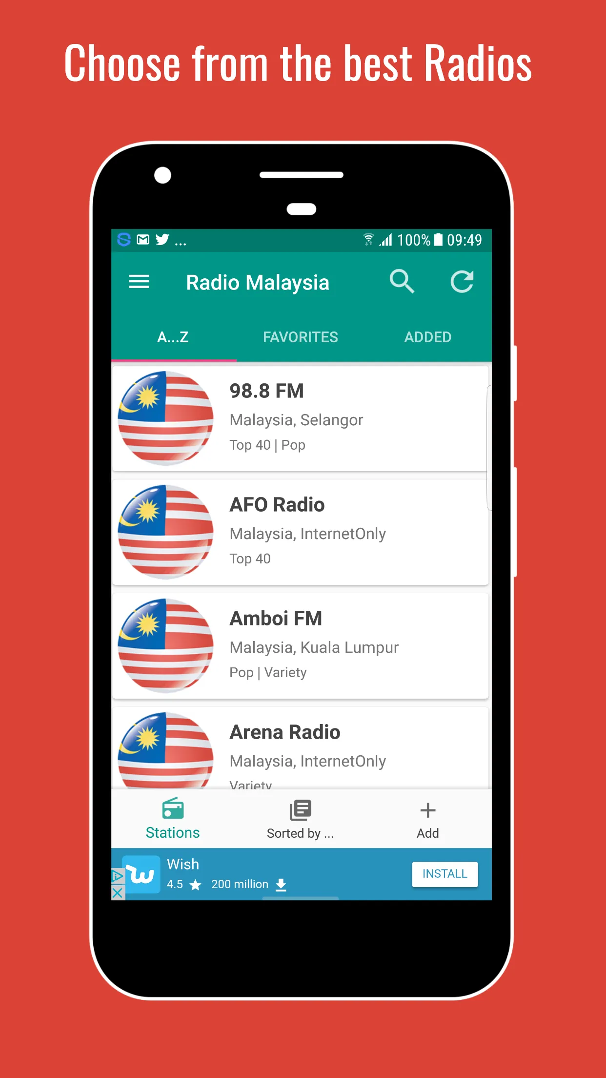 Malaysian Radio | Indus Appstore | Screenshot