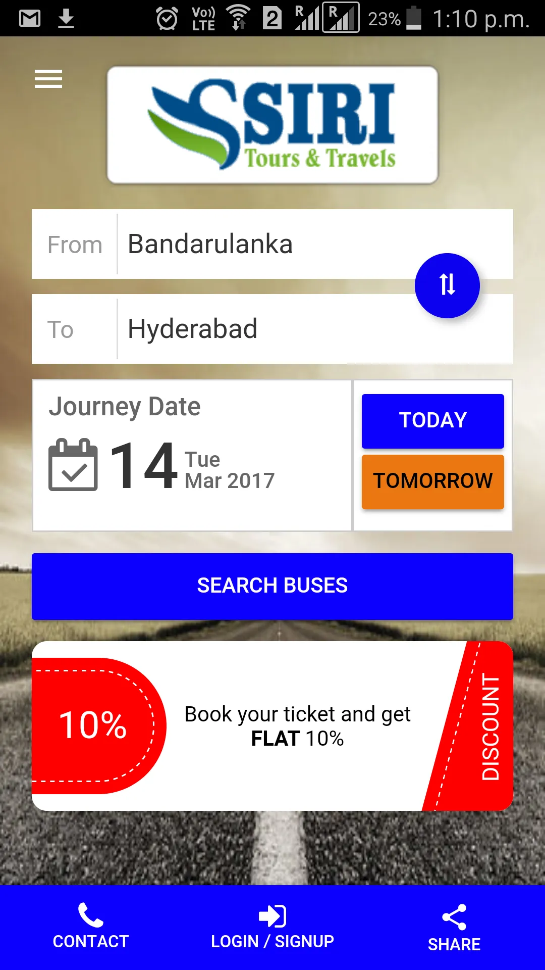 Siri Tours and Travels | Indus Appstore | Screenshot