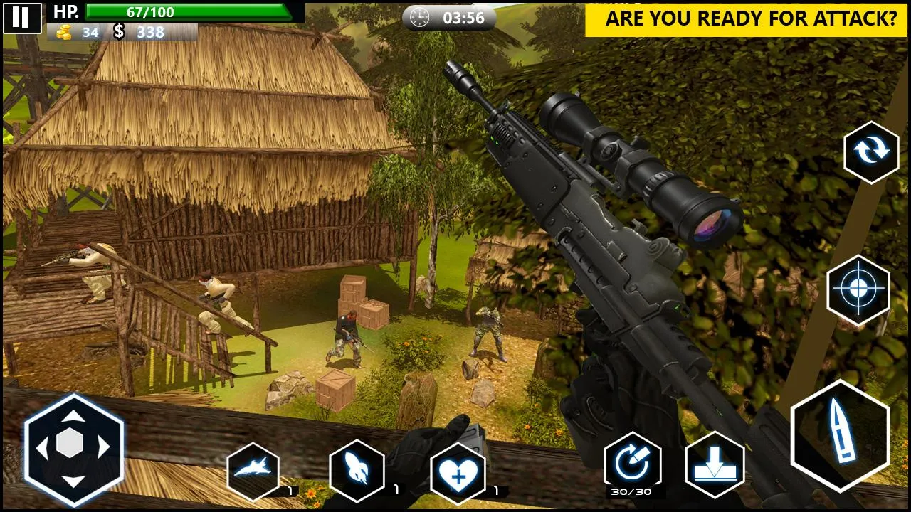 War Army Sniper 3D Battle Game | Indus Appstore | Screenshot