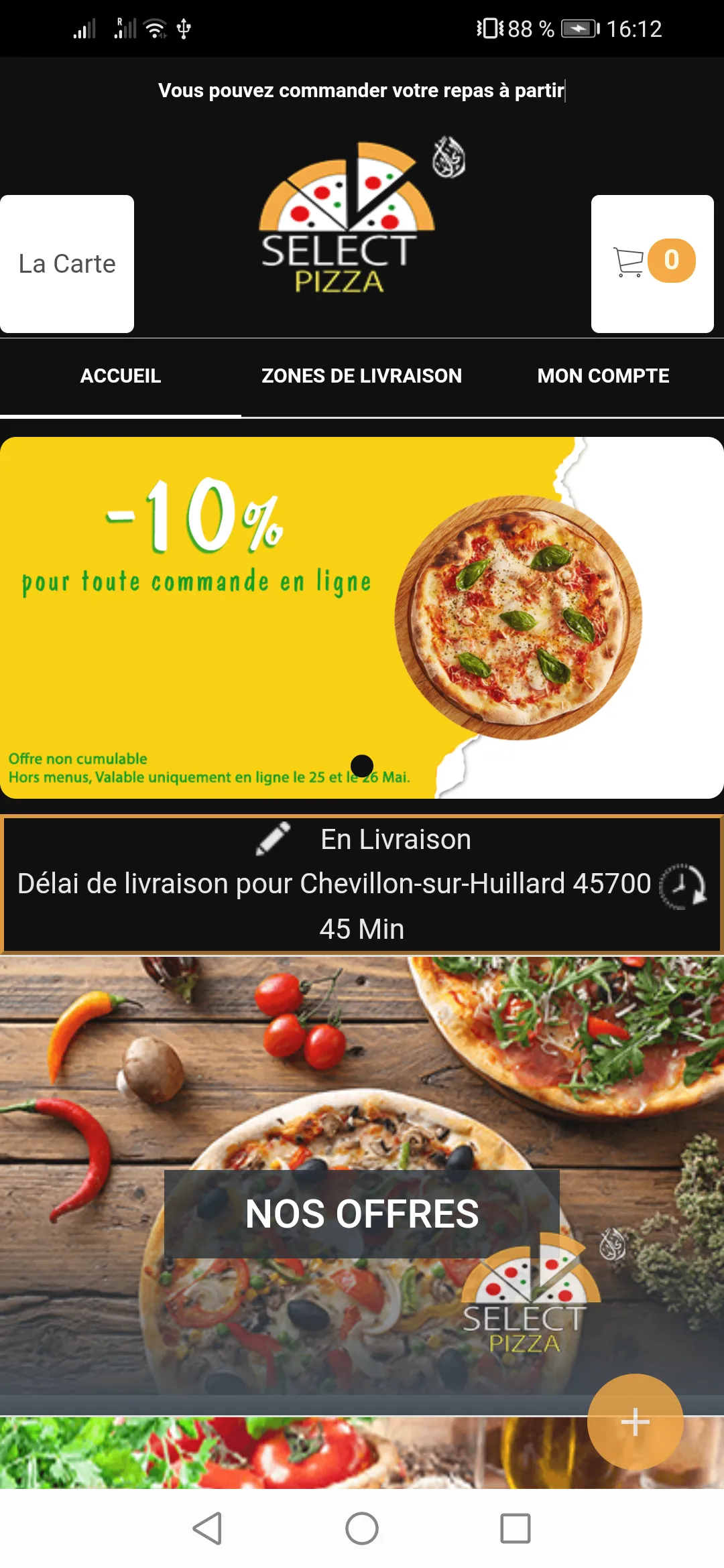 Select Pizza | Indus Appstore | Screenshot