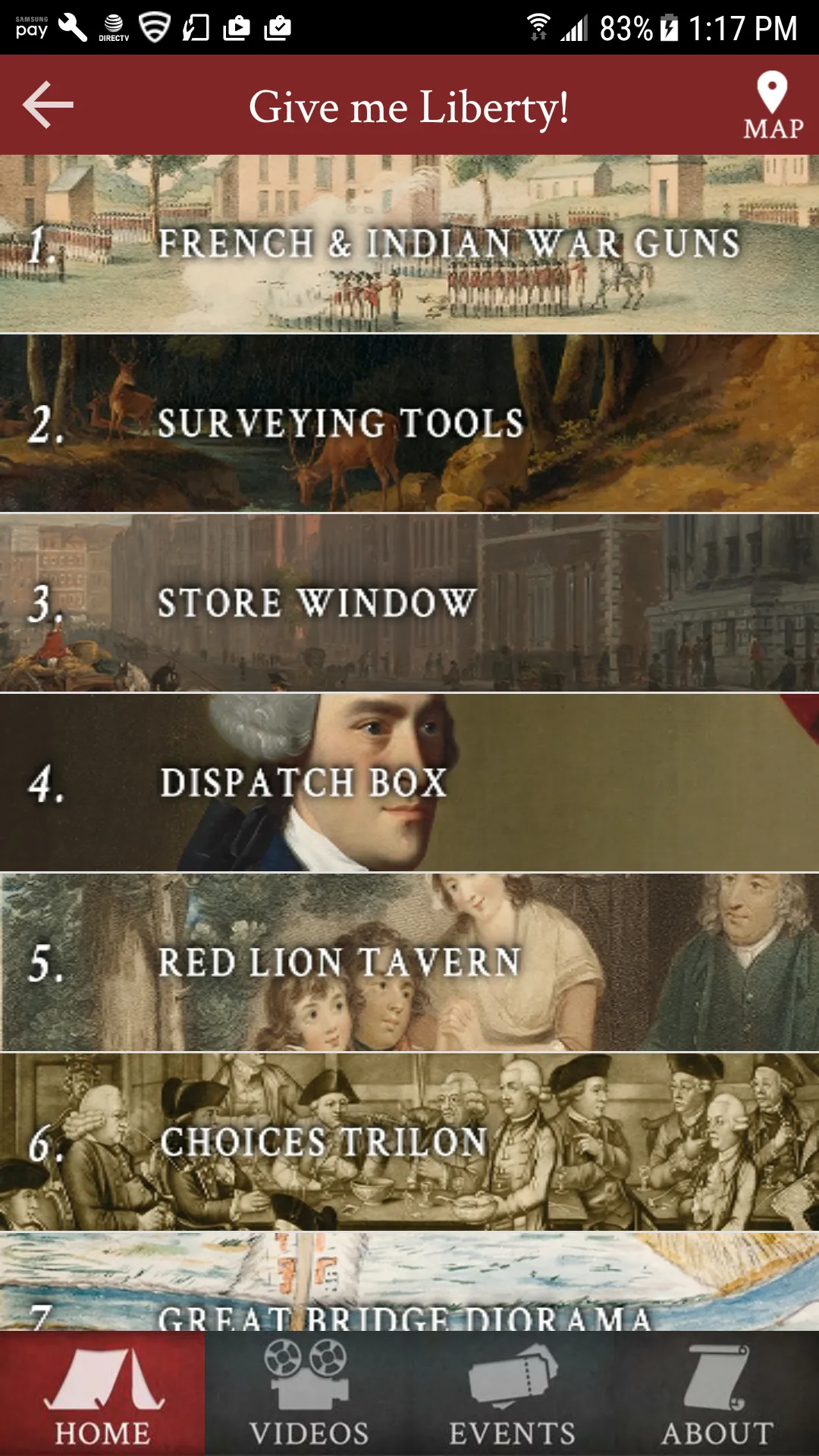 Yorktown Museum Gallery Tours | Indus Appstore | Screenshot