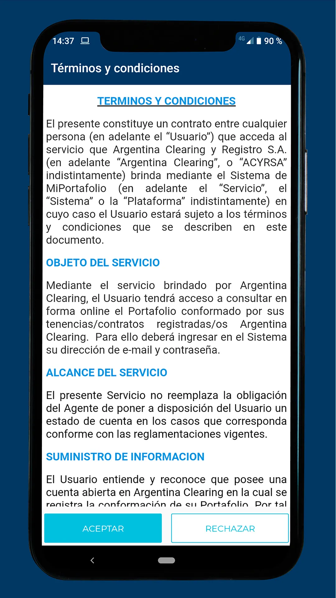 MiPortafolio | Indus Appstore | Screenshot