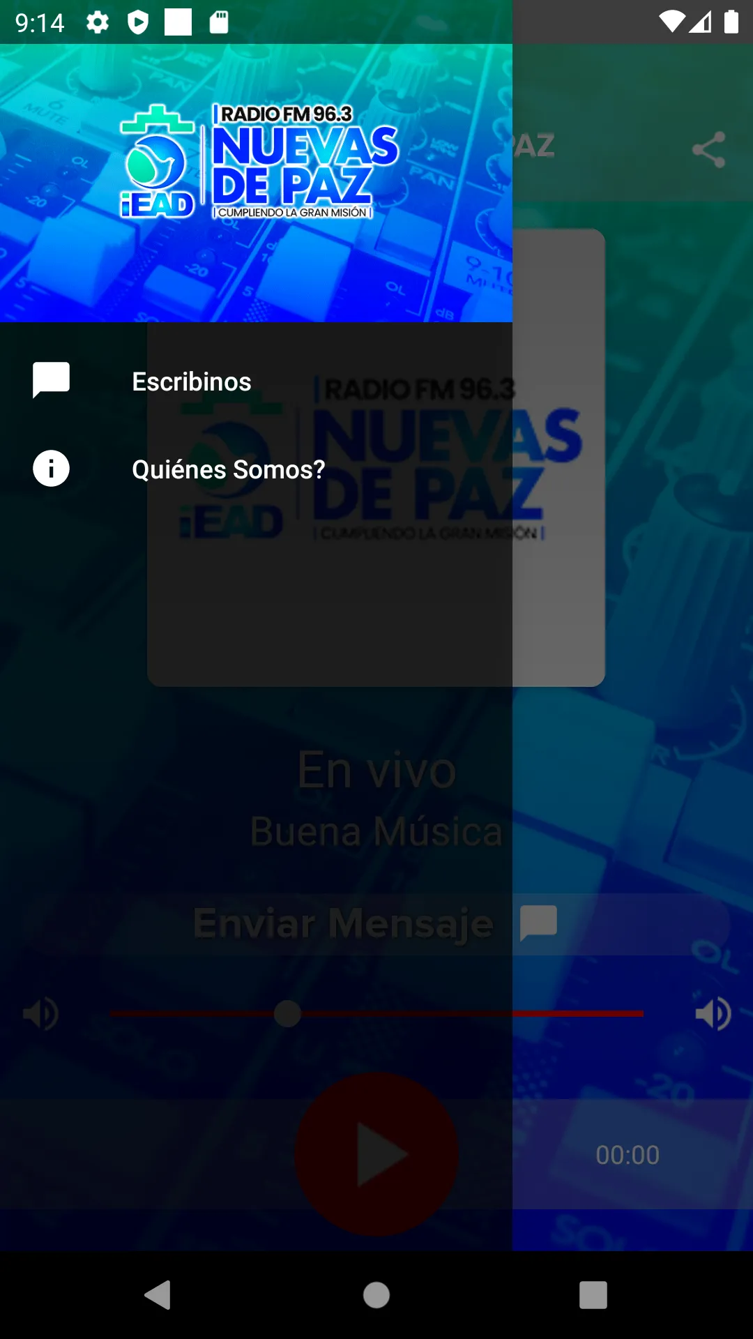 Radio nuevas de paz | Indus Appstore | Screenshot