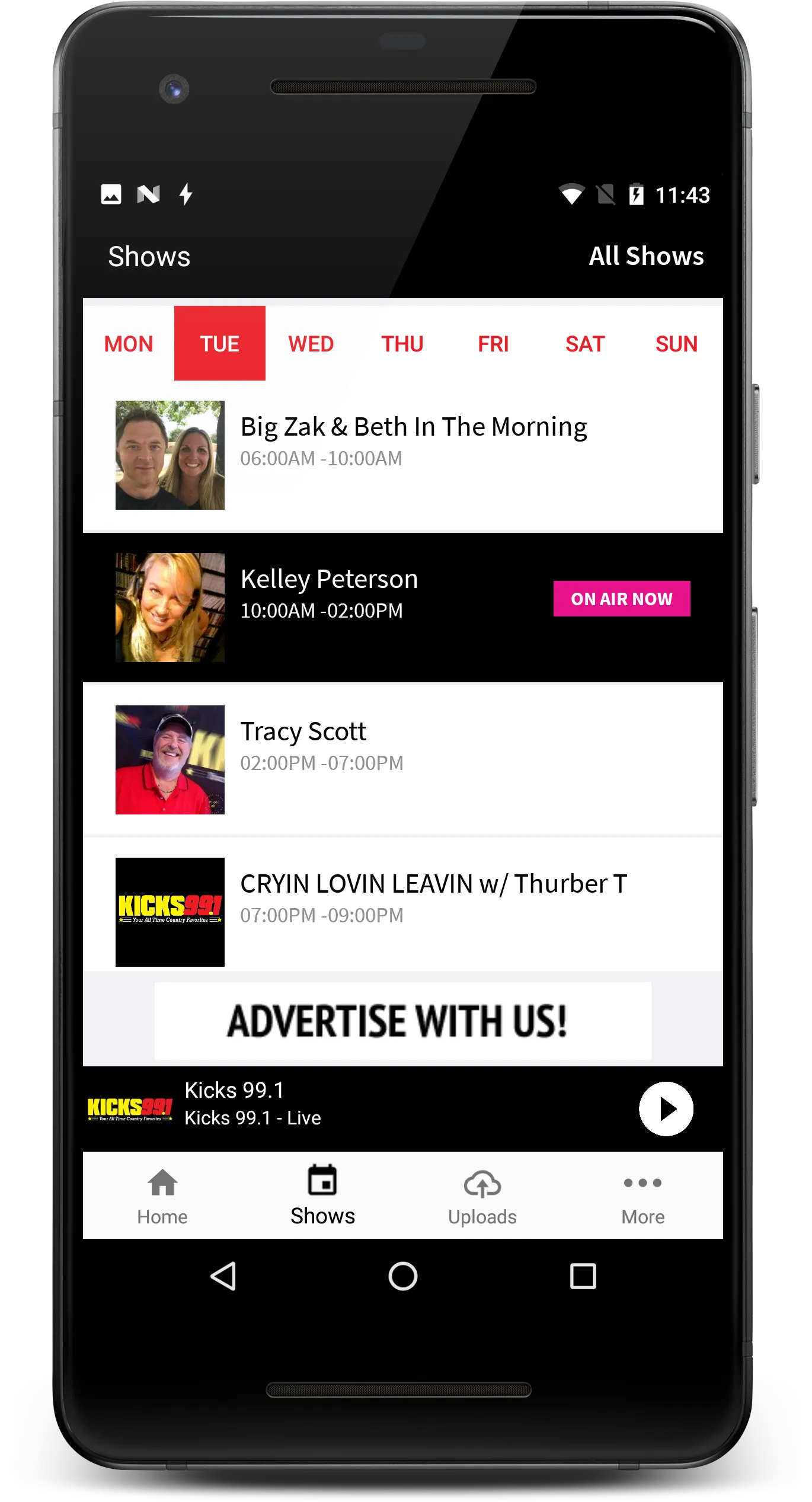 KHKX KICKS 99.1 | Indus Appstore | Screenshot