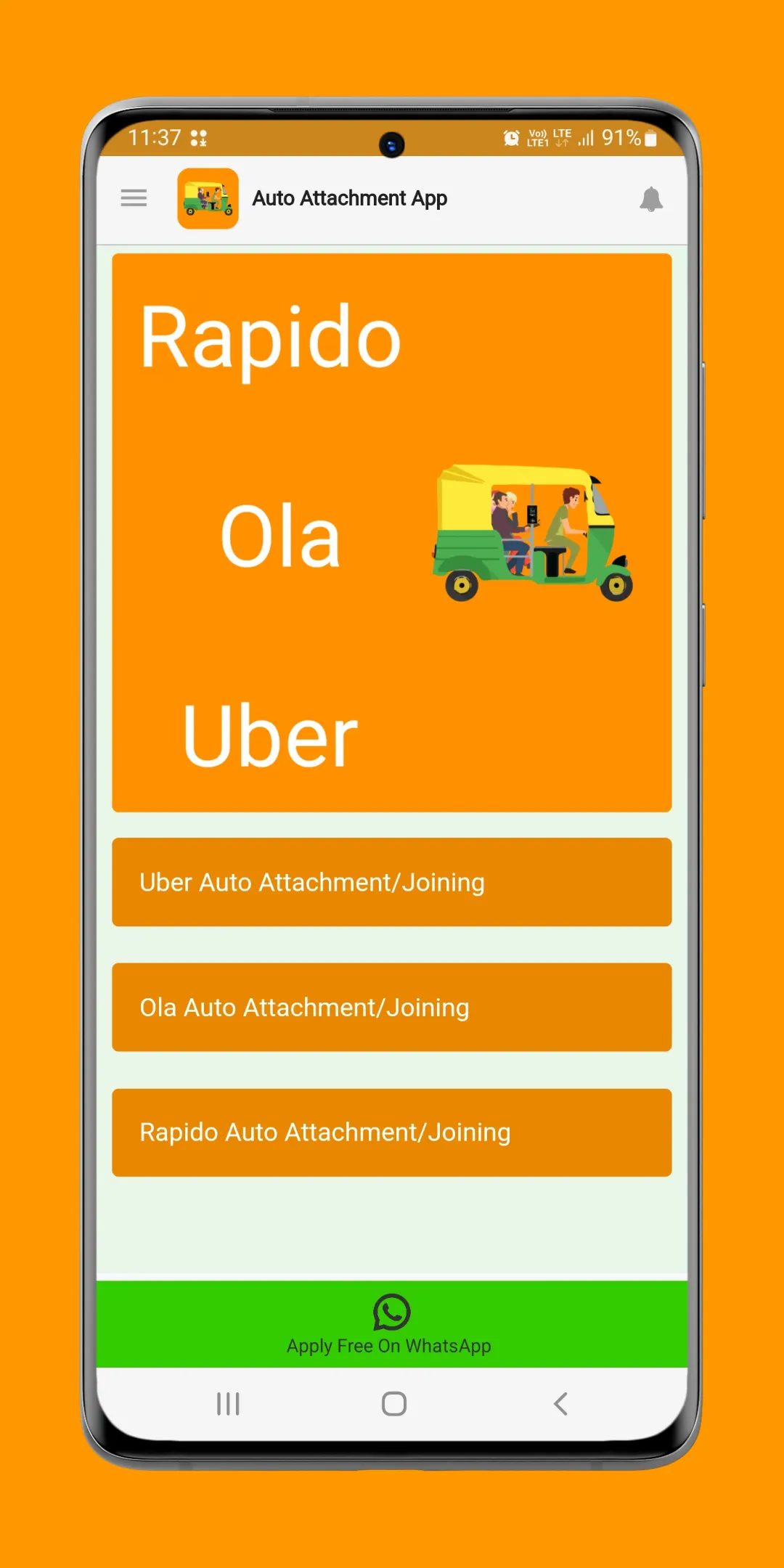 Rapido Ola Uber Attachment | Indus Appstore | Screenshot