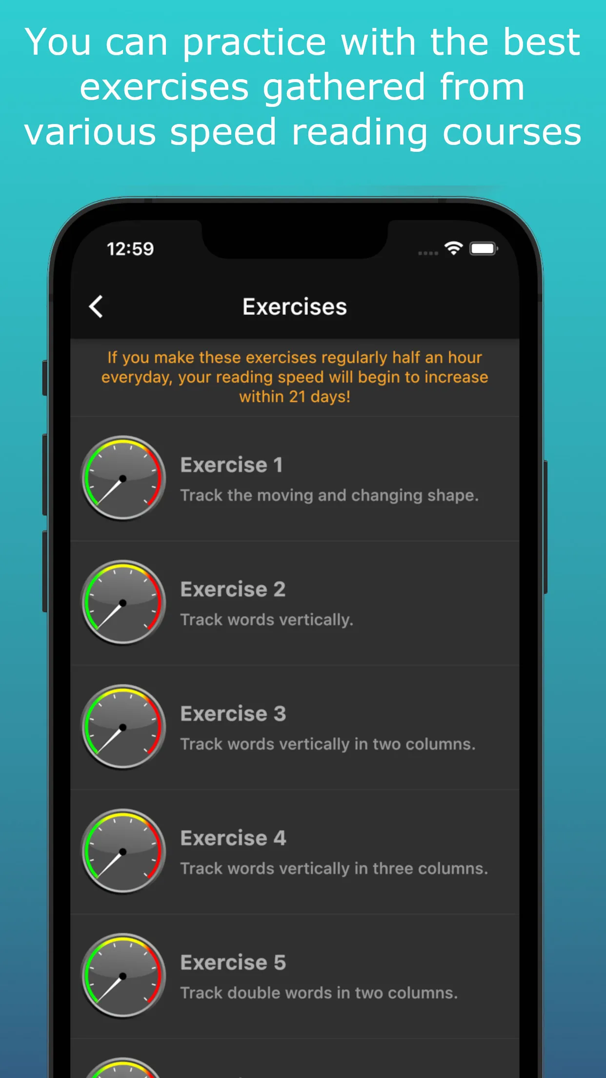 Speed Reading Exercises | Indus Appstore | Screenshot