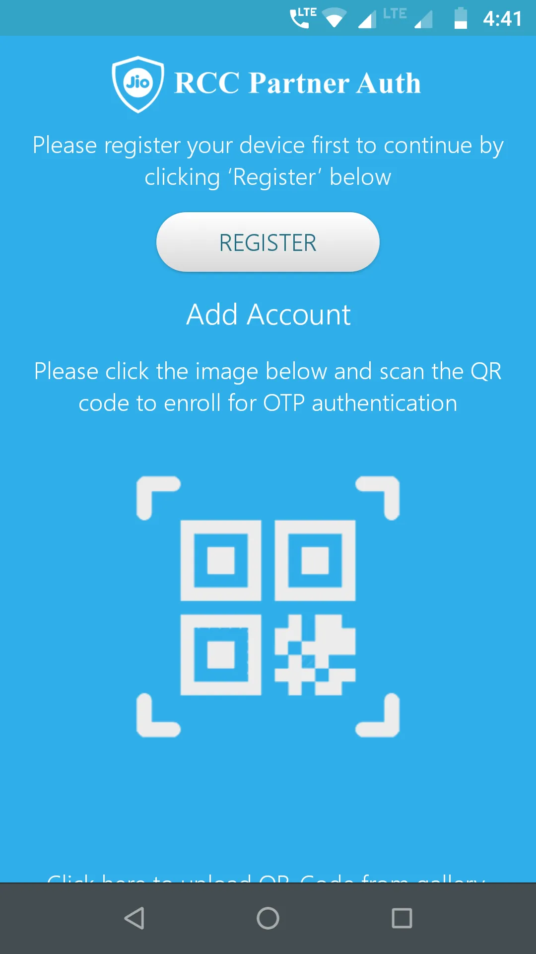 RCC Partner Auth | Indus Appstore | Screenshot