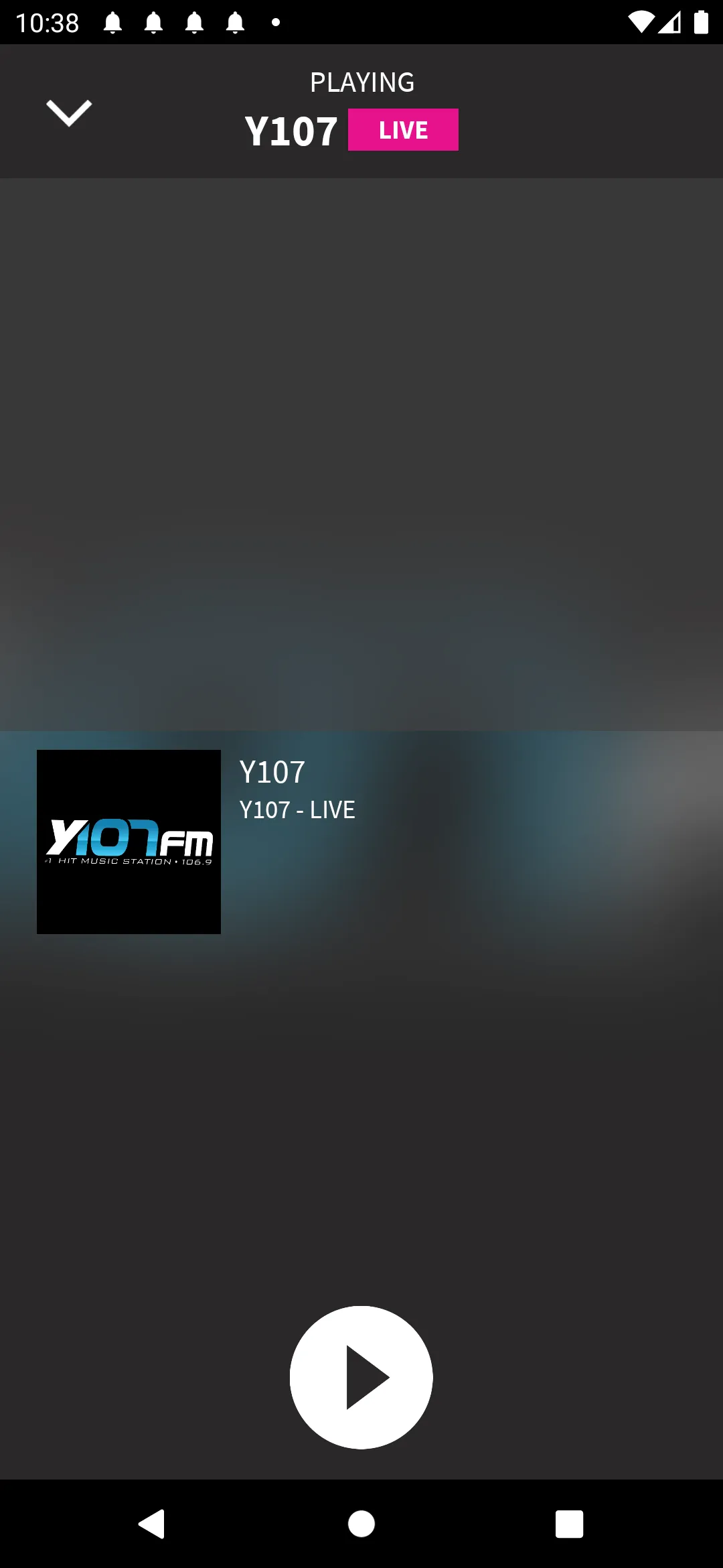 Y107 - 106.9 FM | Indus Appstore | Screenshot