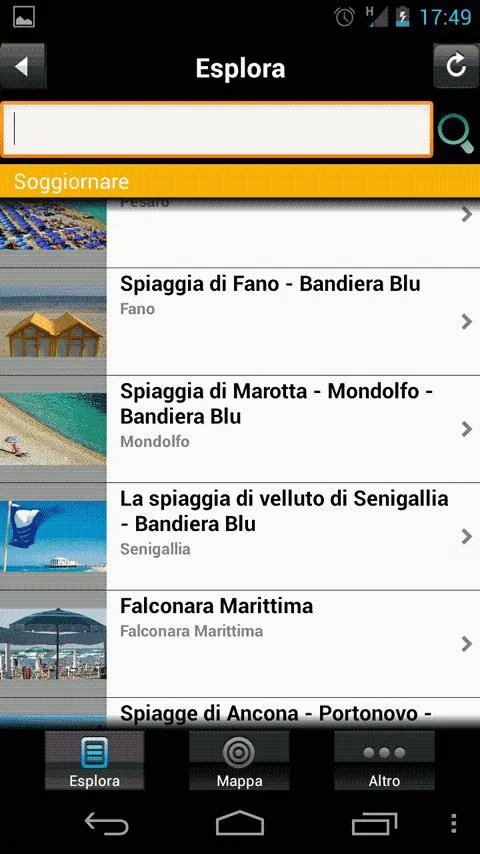 Marche in Blu | Indus Appstore | Screenshot