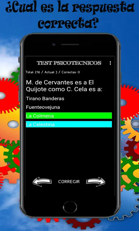 Test Psicotecnicos Oposiciones | Indus Appstore | Screenshot