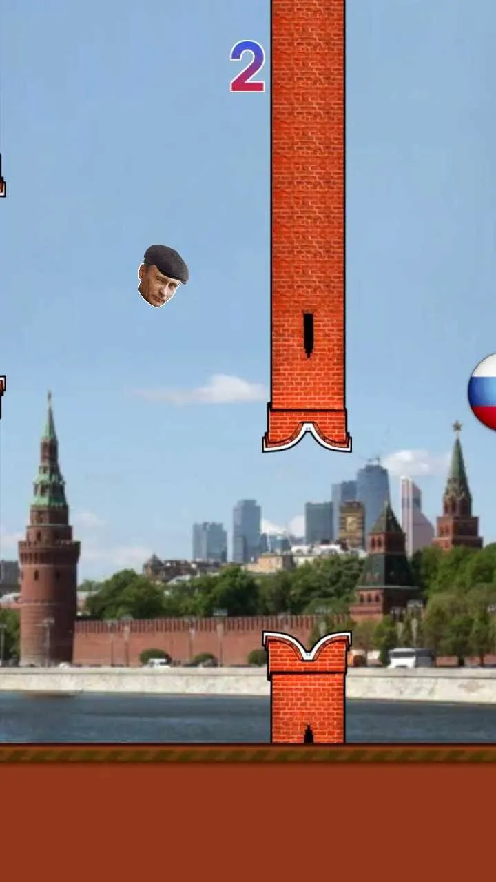 Flappy Putin - Hardbass Gopnik | Indus Appstore | Screenshot