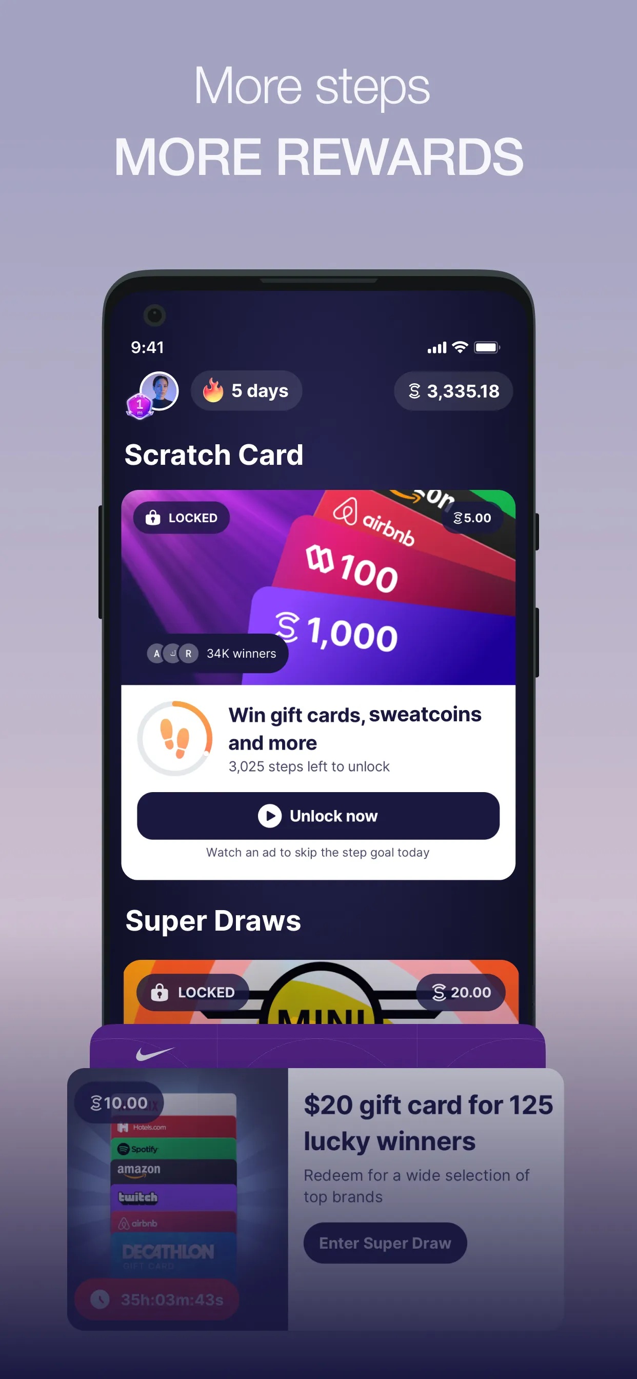 Sweatcoin・Walking Step Counter | Indus Appstore | Screenshot