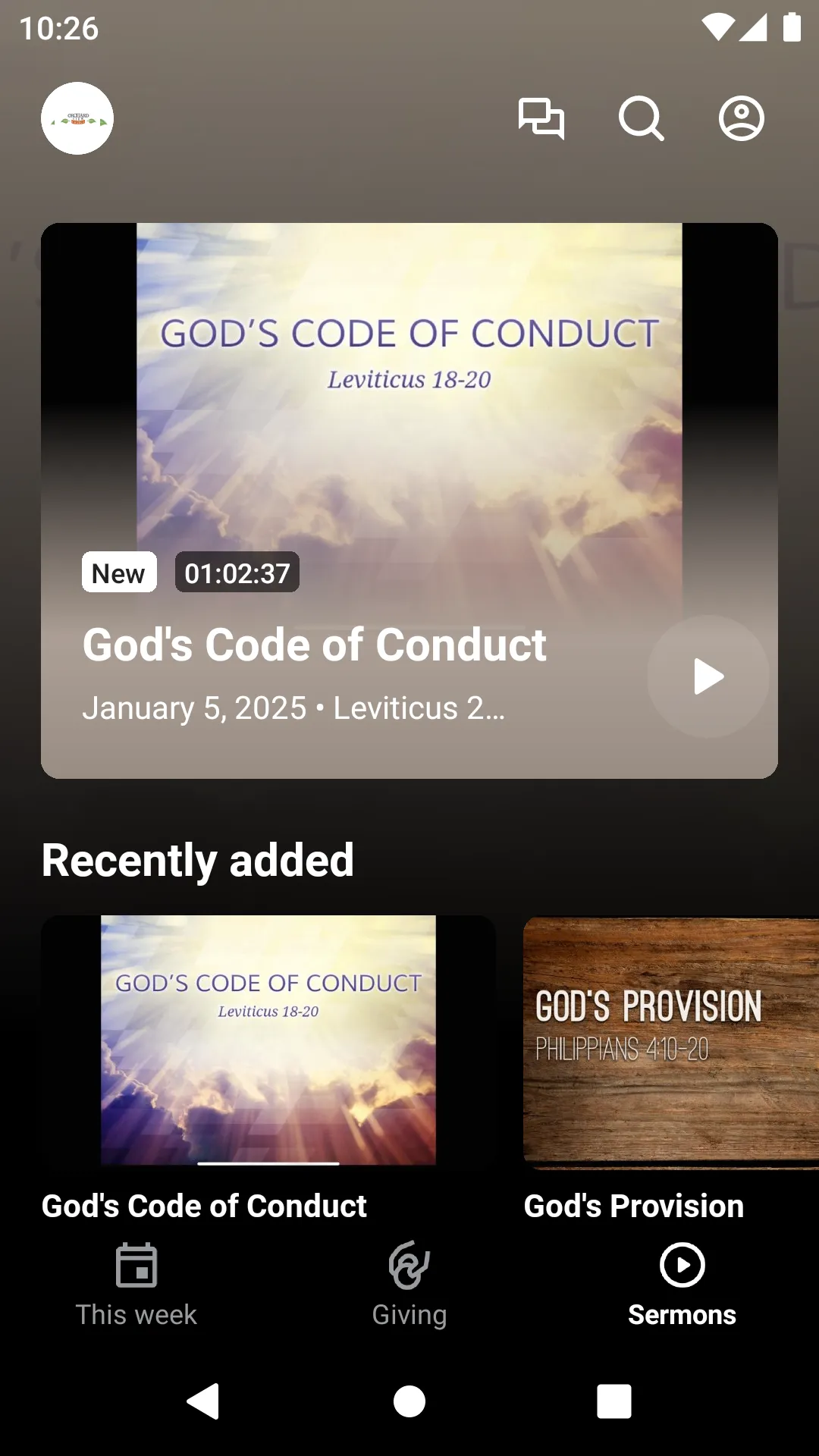 Orchard View Church | Indus Appstore | Screenshot