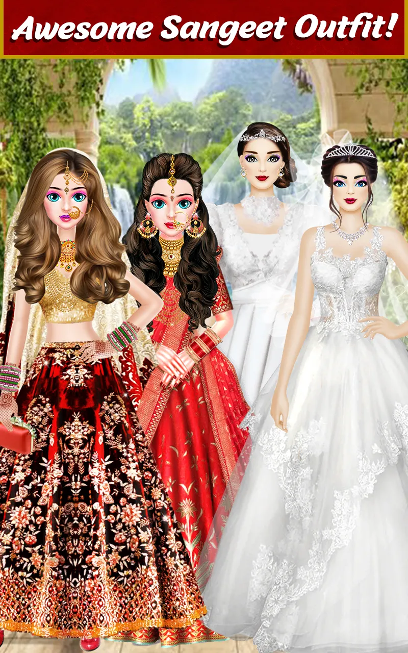 Indian Wedding Makeup Games | Indus Appstore | Screenshot