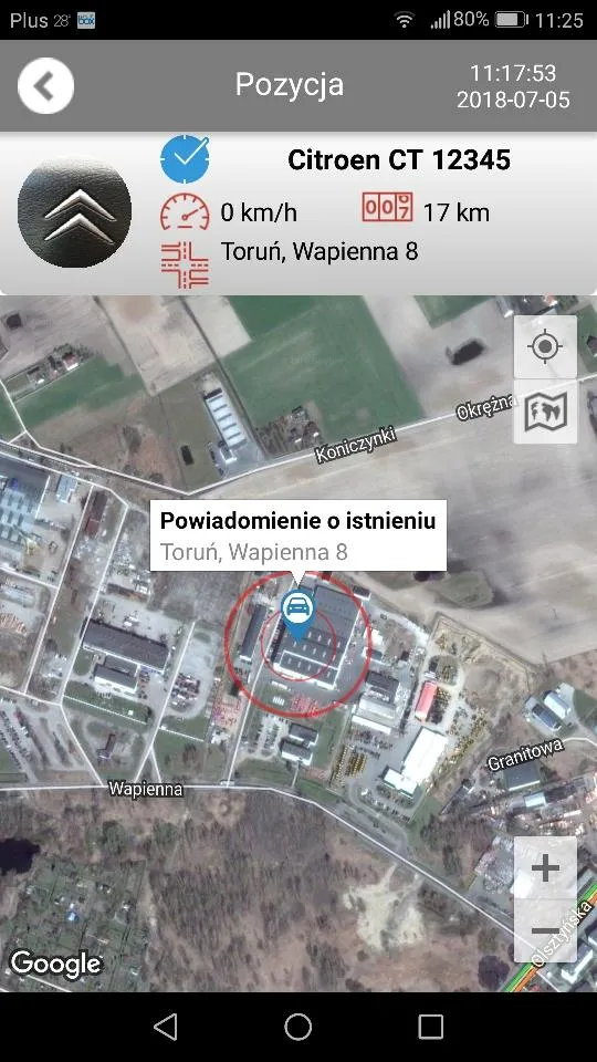 GPS-box  lokalizacja pojazdów | Indus Appstore | Screenshot