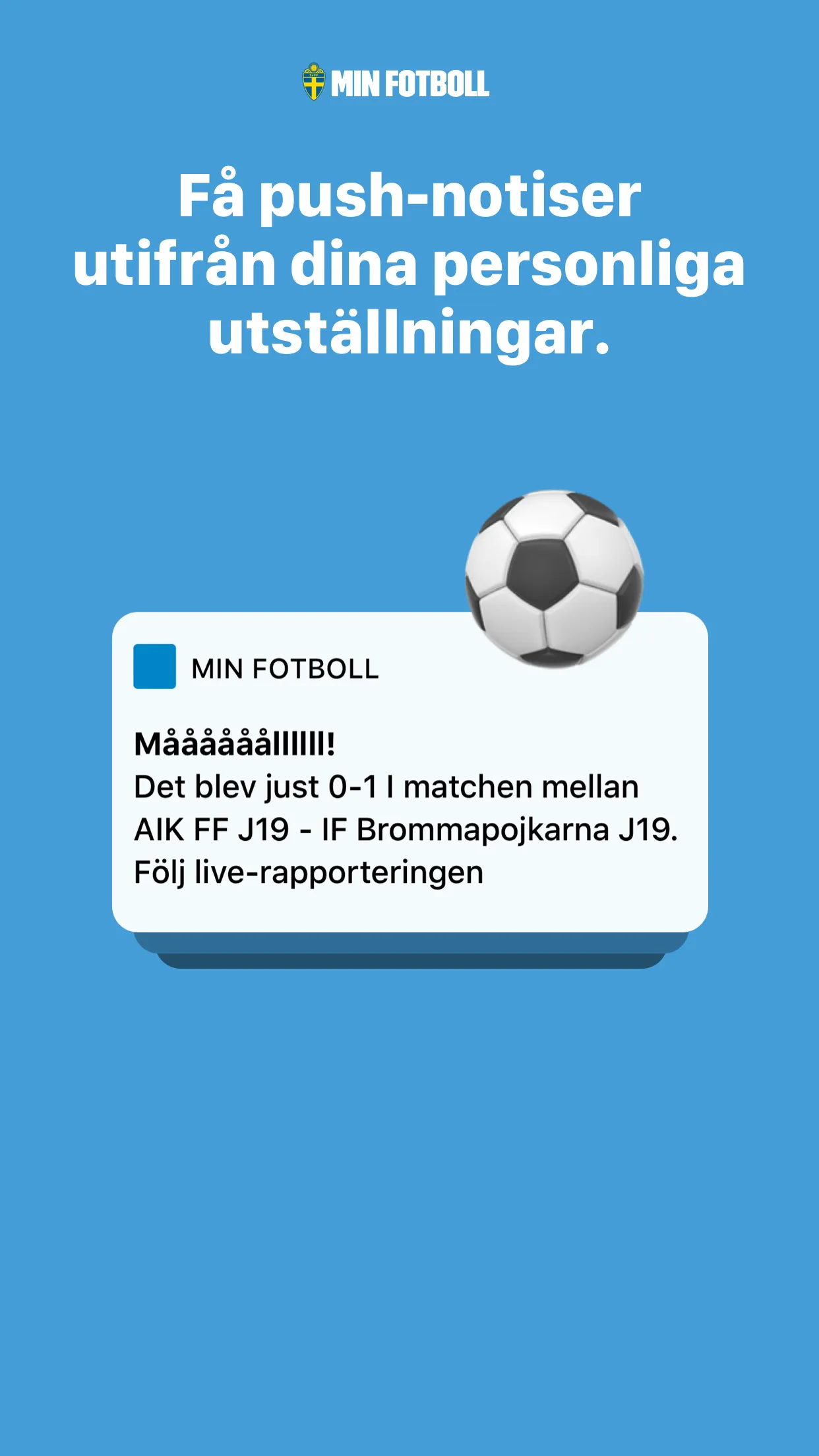 Min Fotboll (officiell) | Indus Appstore | Screenshot