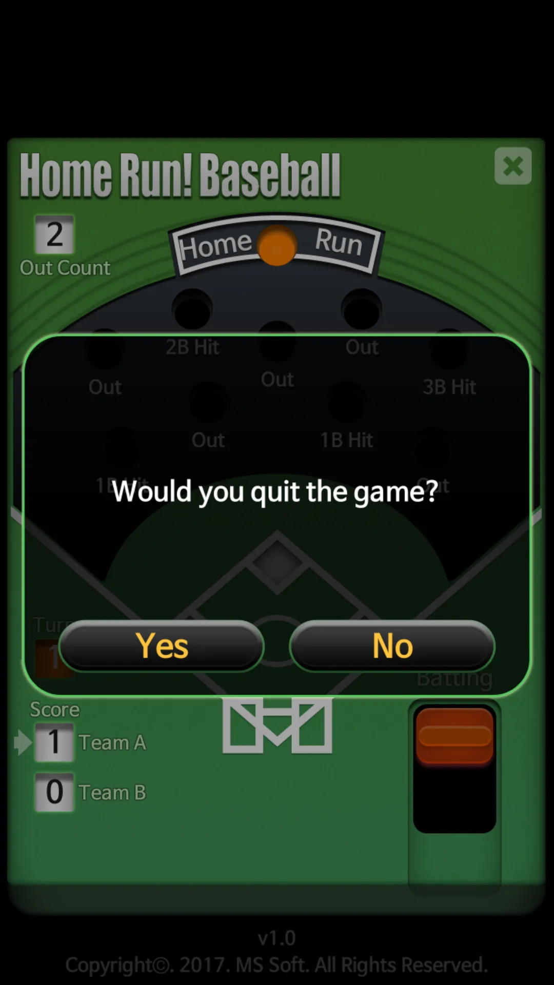 Home run! Baseball | Indus Appstore | Screenshot