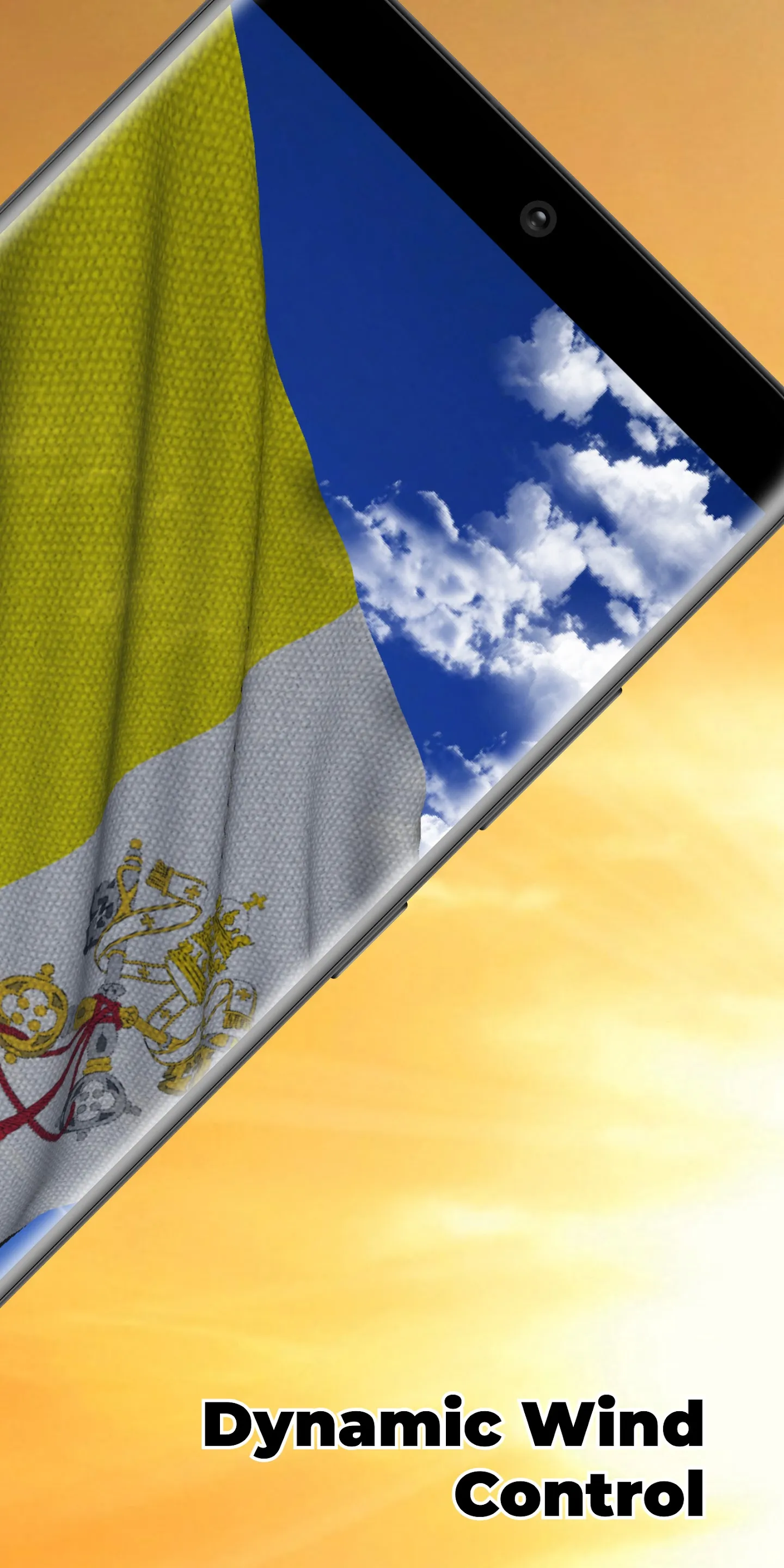 Vatican City Flag Live Wall | Indus Appstore | Screenshot