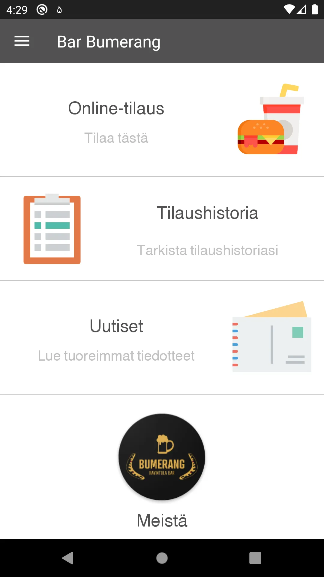 Bar Bumerang - Helsinki | Indus Appstore | Screenshot