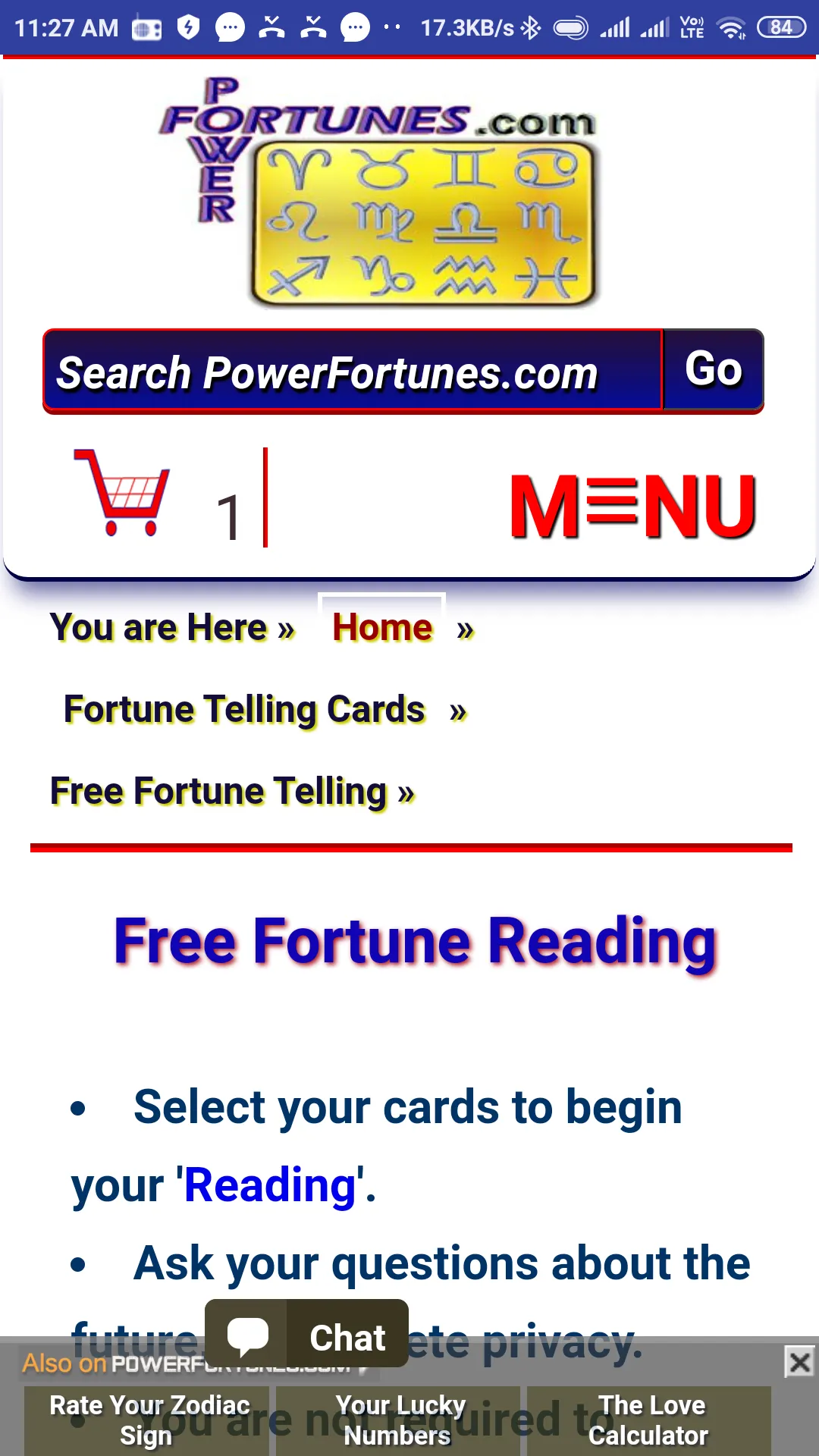 PowerFortunes.com | Indus Appstore | Screenshot