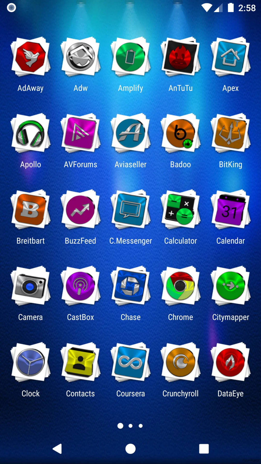 Stacks Icon Pack | Indus Appstore | Screenshot