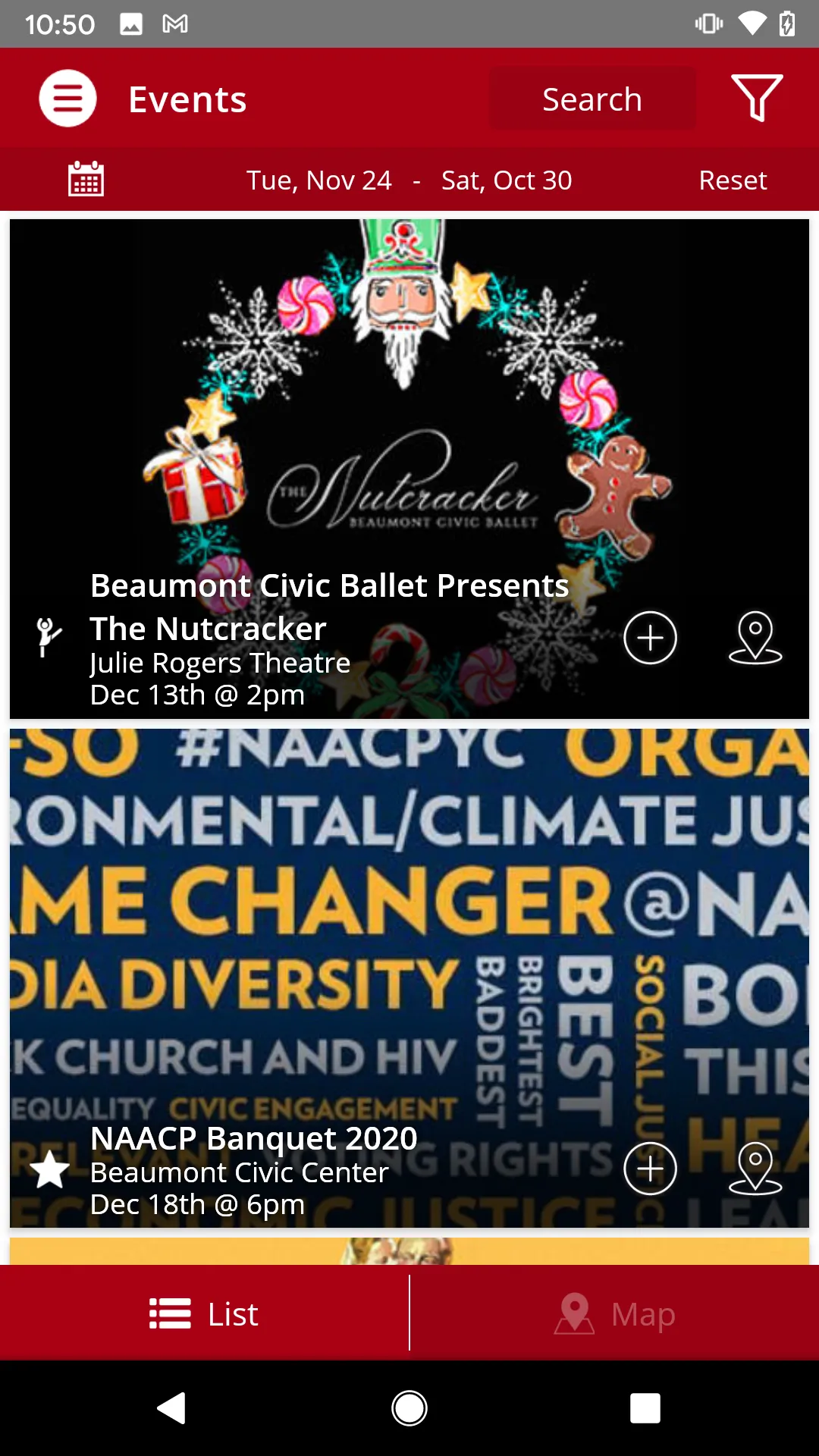 Beaumont Events | Indus Appstore | Screenshot