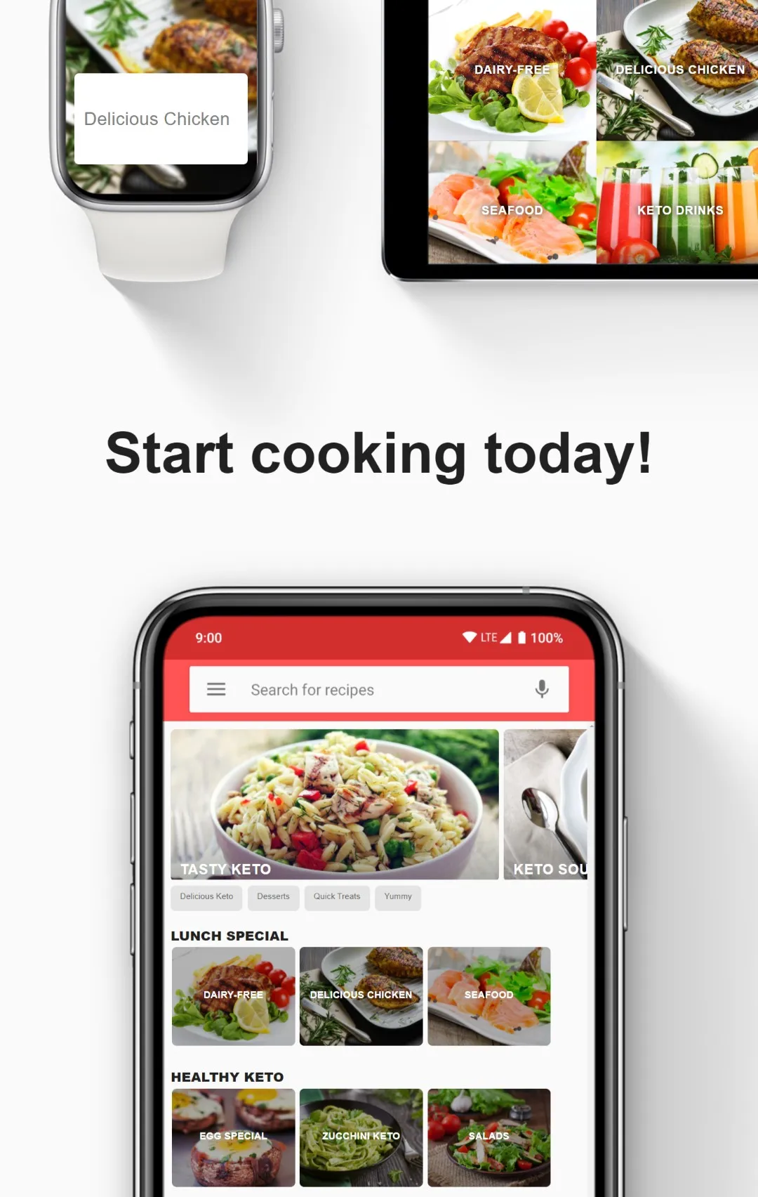 Keto Recipes: Lunch Recipes | Indus Appstore | Screenshot