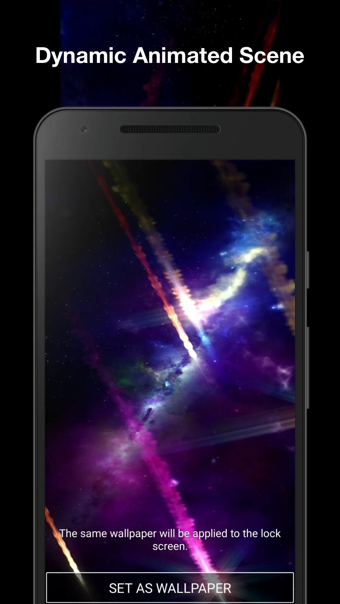 Meteor Shower Live Wallpaper | Indus Appstore | Screenshot